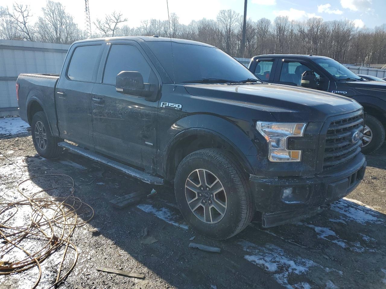 2017 Ford F150 Supercrew Black vin: 1FTEW1EP0HKD52169