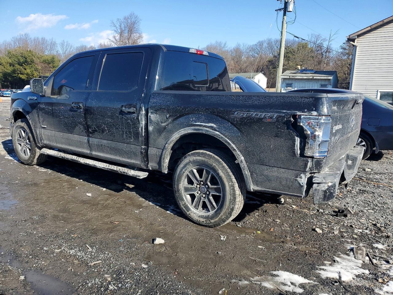 2017 Ford F150 Supercrew Black vin: 1FTEW1EP0HKD52169