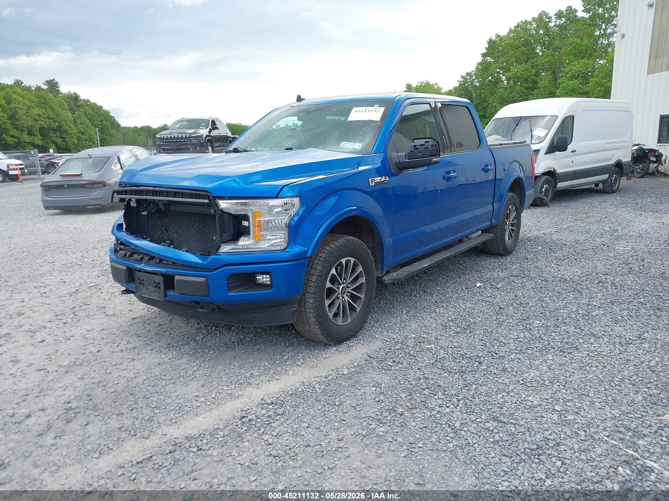 2019 Ford F-150 Xlt Blue vin: 1FTEW1EP0KFA10625