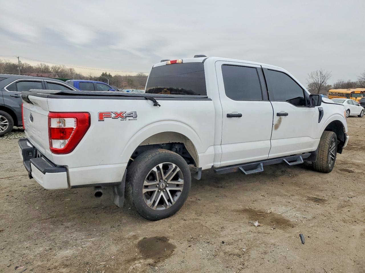2022 Ford F150 Supercrew Белый vin: 1FTEW1EP0NKD53754