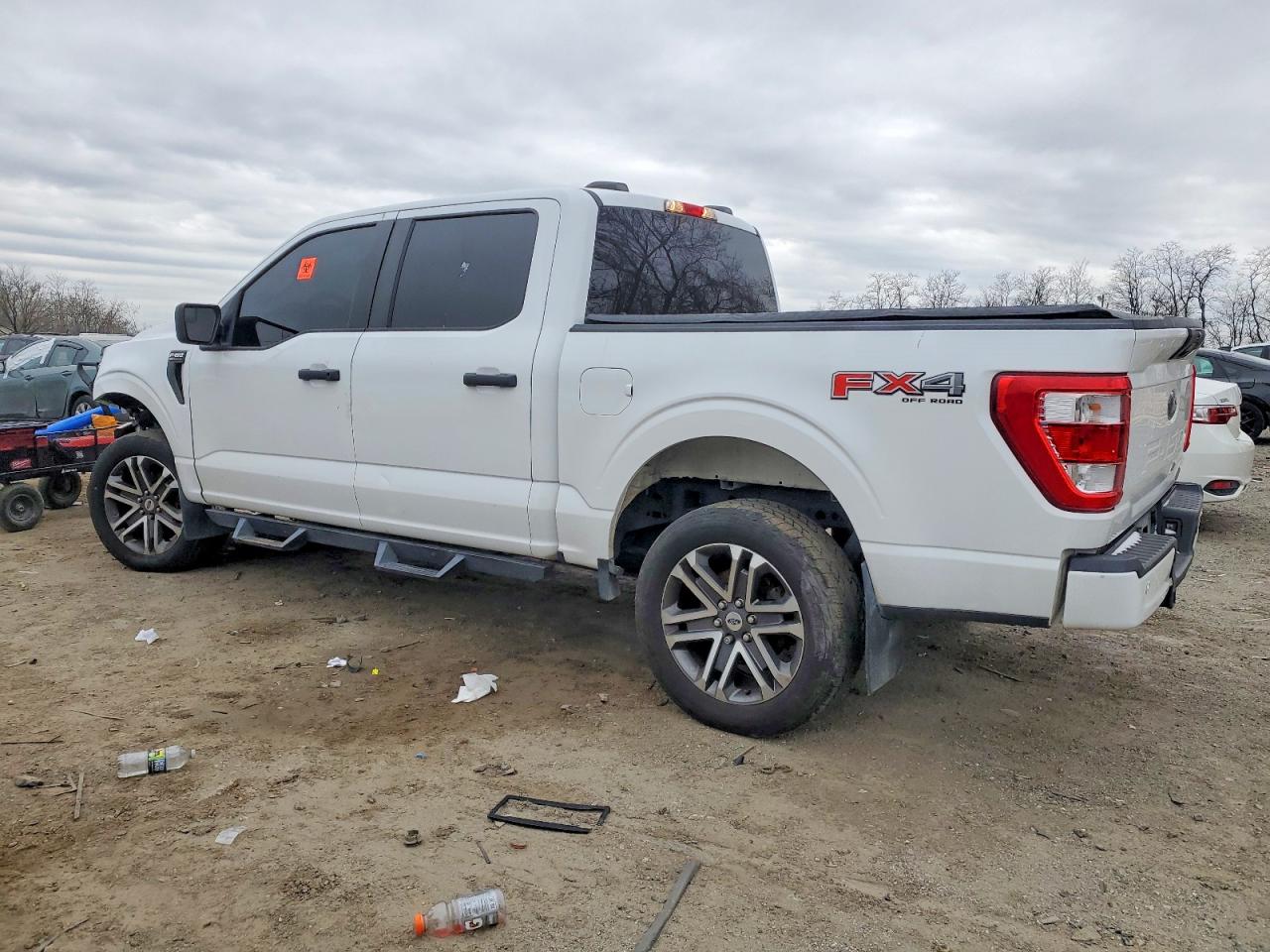 2022 Ford F150 Supercrew Белый vin: 1FTEW1EP0NKD53754