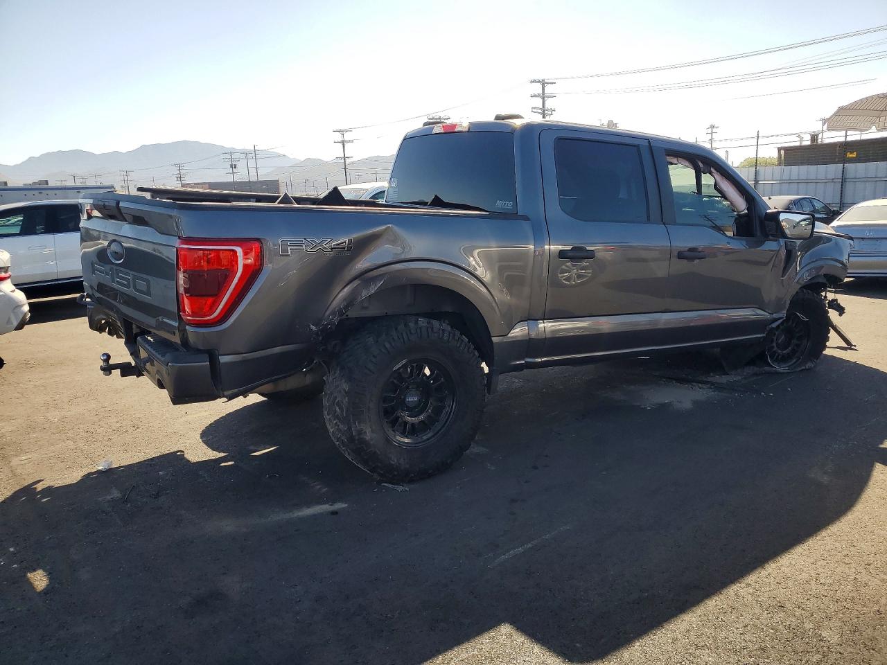 2023 Ford F150 Supercrew Gray vin: 1FTEW1EP0PFD19373