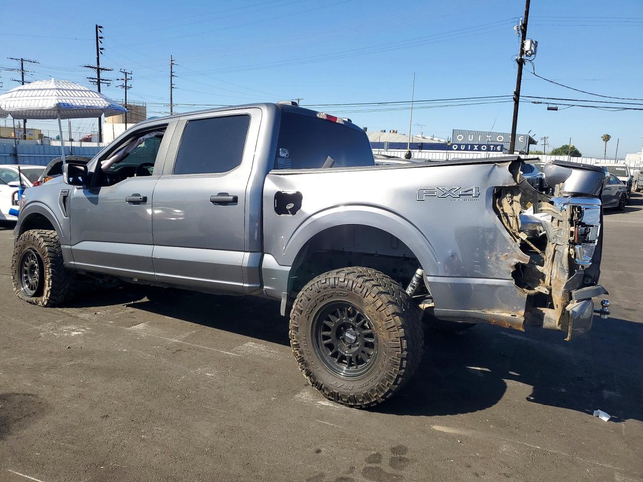 2023 Ford F150 Supercrew Gray vin: 1FTEW1EP0PFD19373