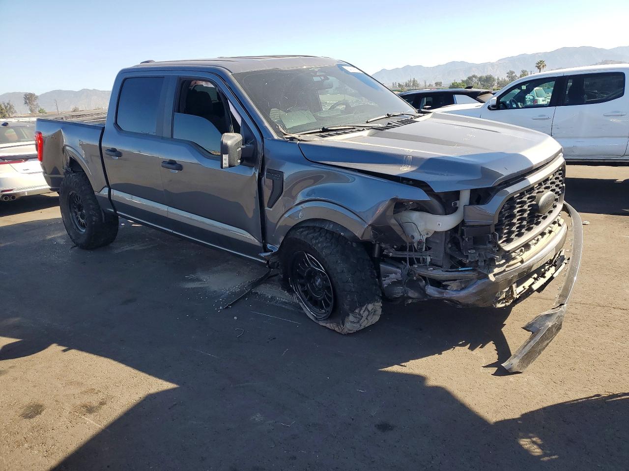 2023 Ford F150 Supercrew Gray vin: 1FTEW1EP0PFD19373