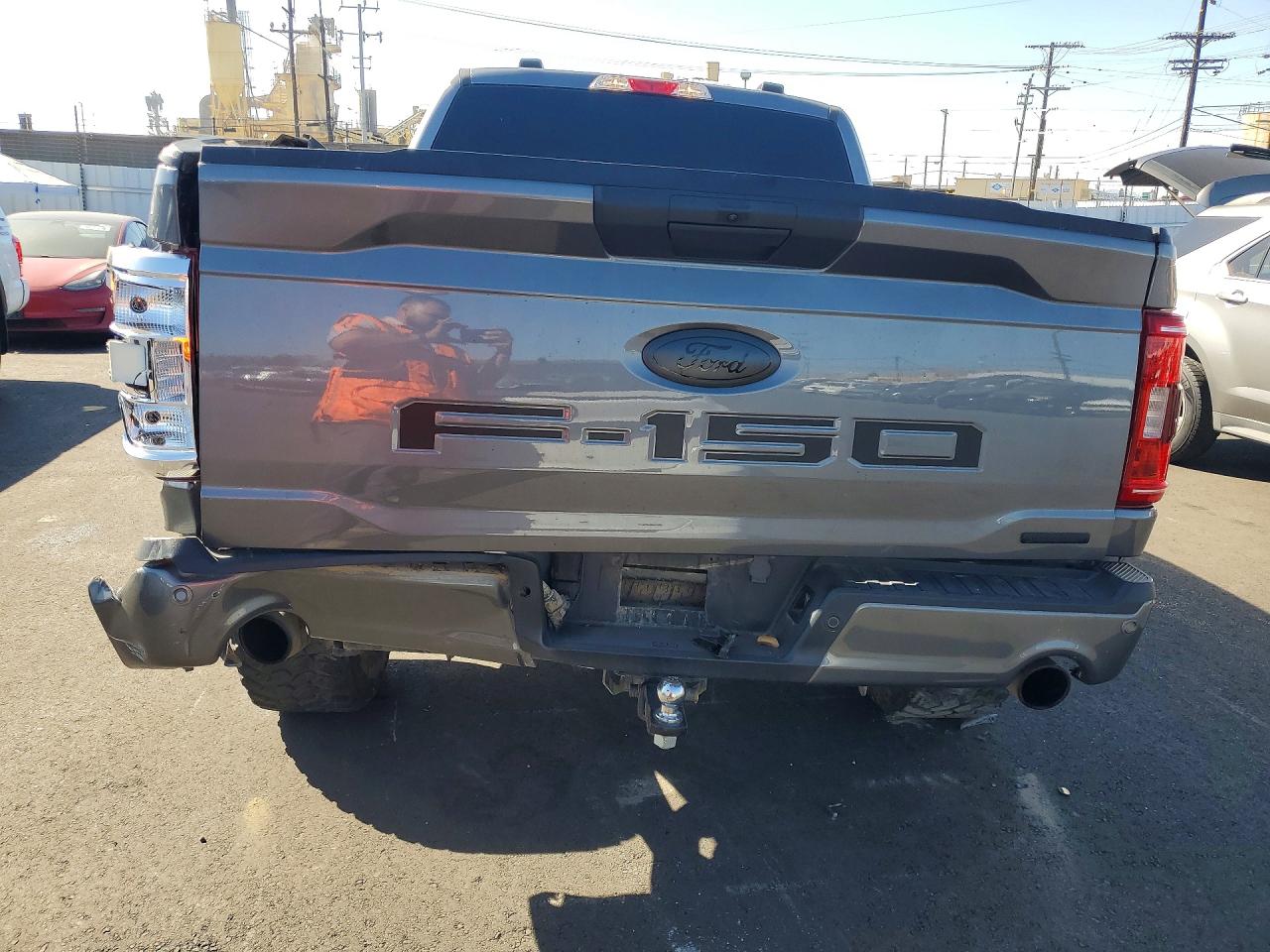 2023 Ford F150 Supercrew Gray vin: 1FTEW1EP0PFD19373