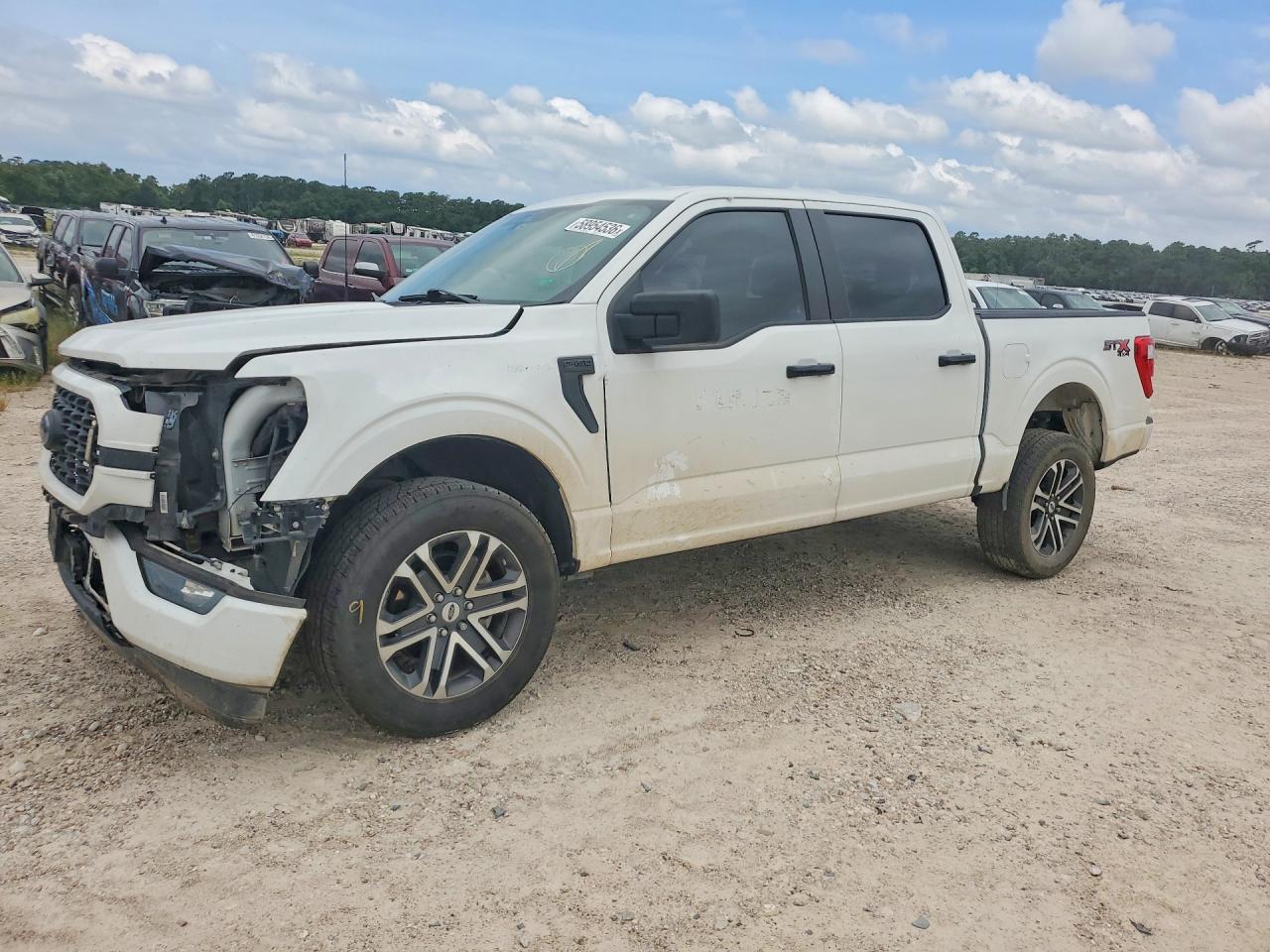 2023 Ford F150 Supercrew White vin: 1FTEW1EP0PKF88948
