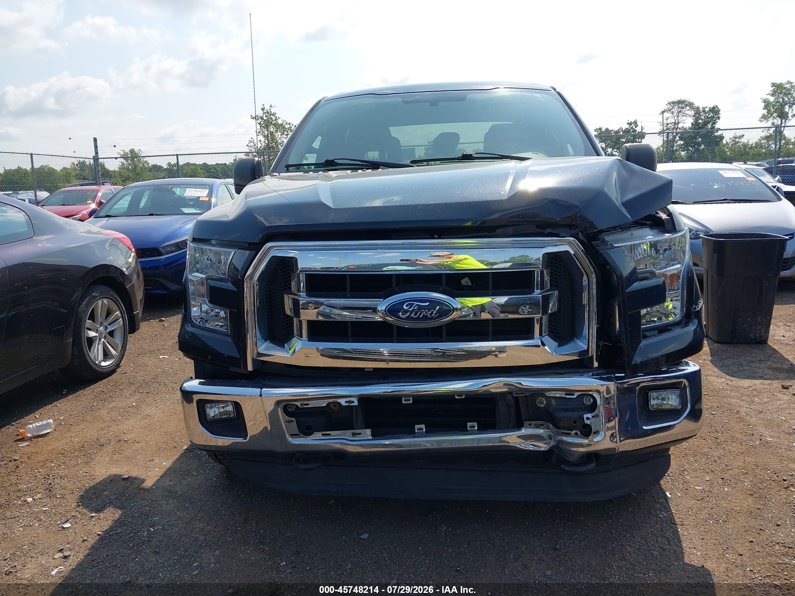 2015 Ford F-150 Xlt Black vin: 1FTEW1EP1FFA58219