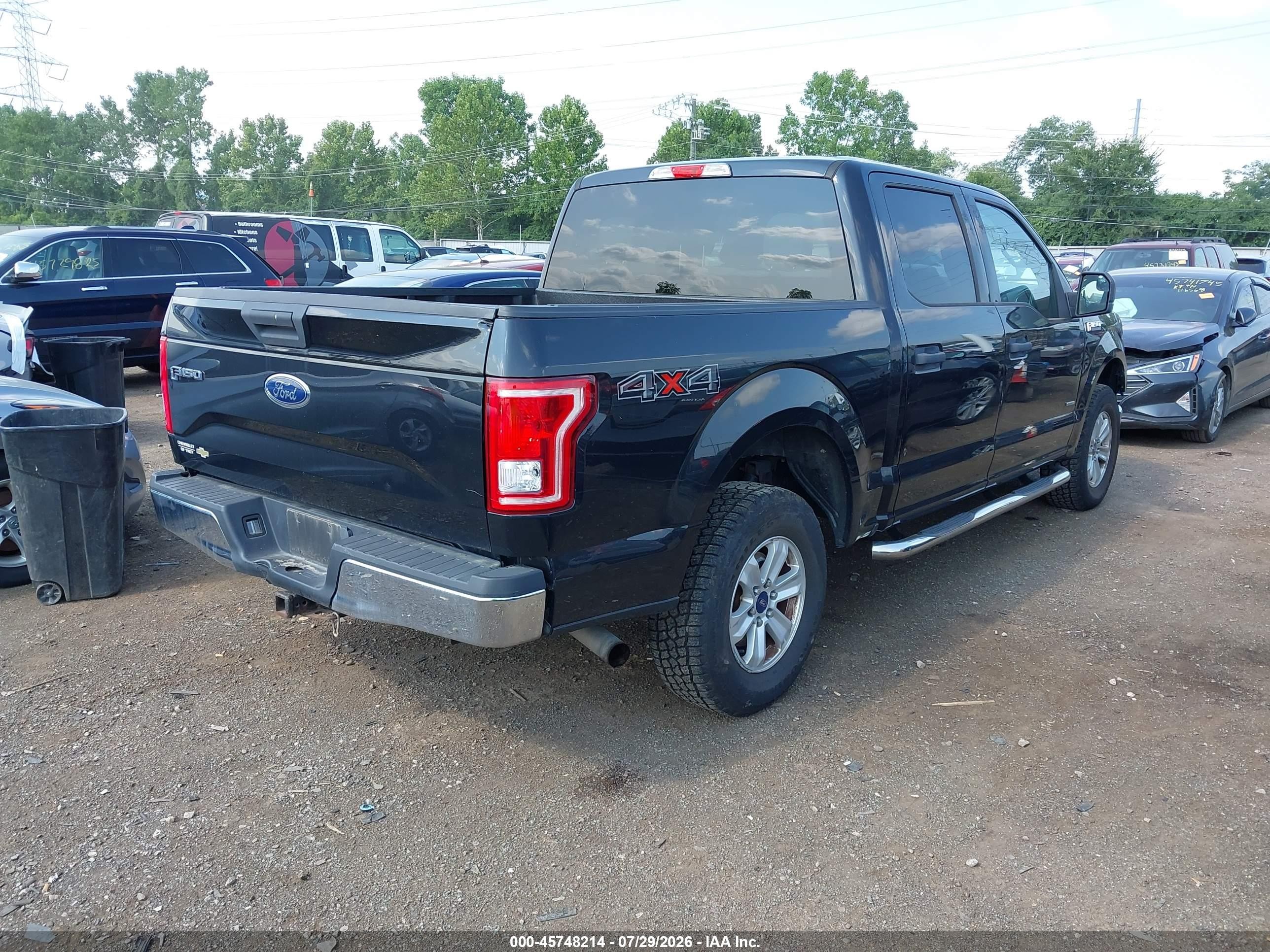 2015 Ford F-150 Xlt Black vin: 1FTEW1EP1FFA58219