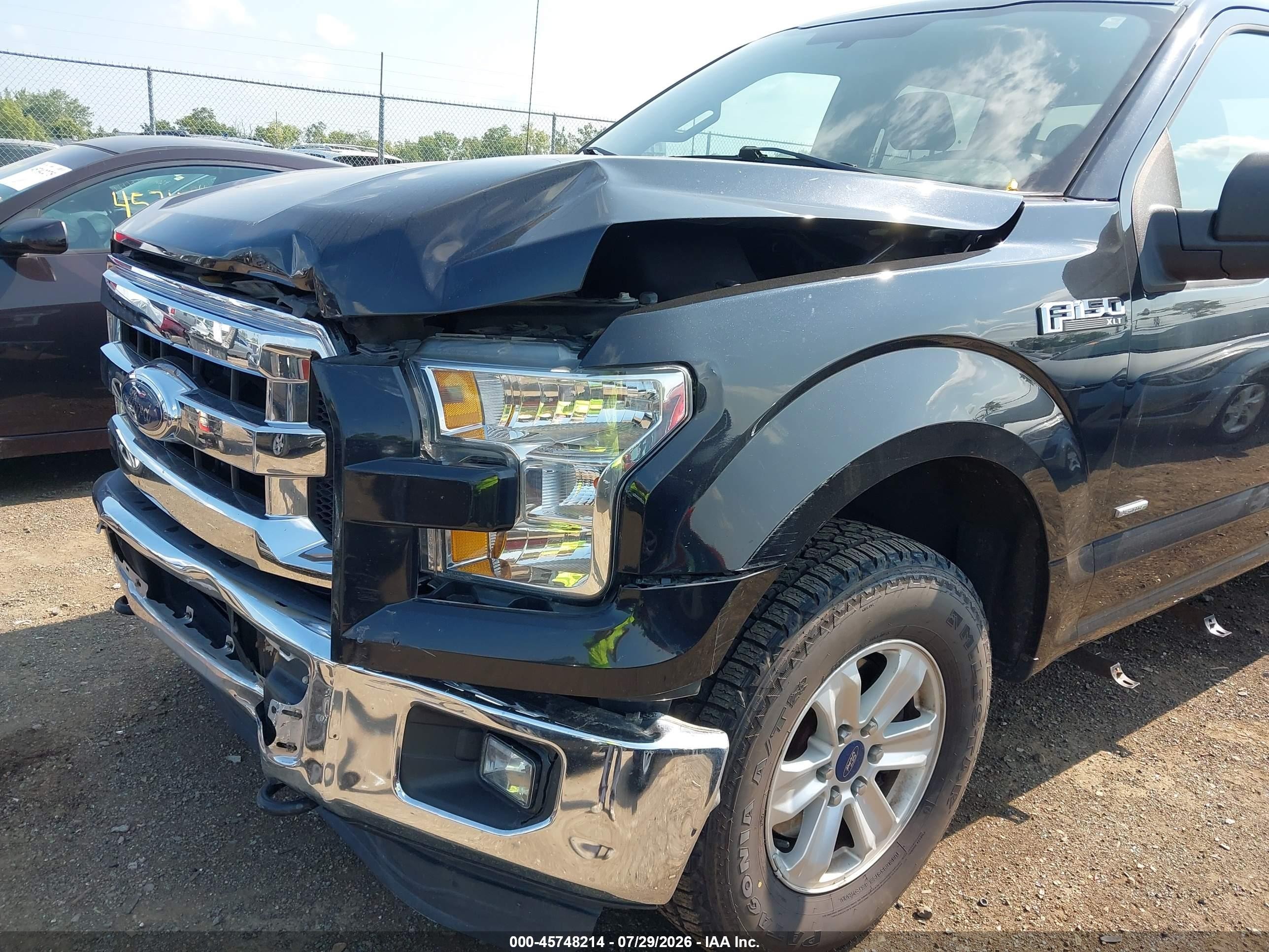 2015 Ford F-150 Xlt Black vin: 1FTEW1EP1FFA58219