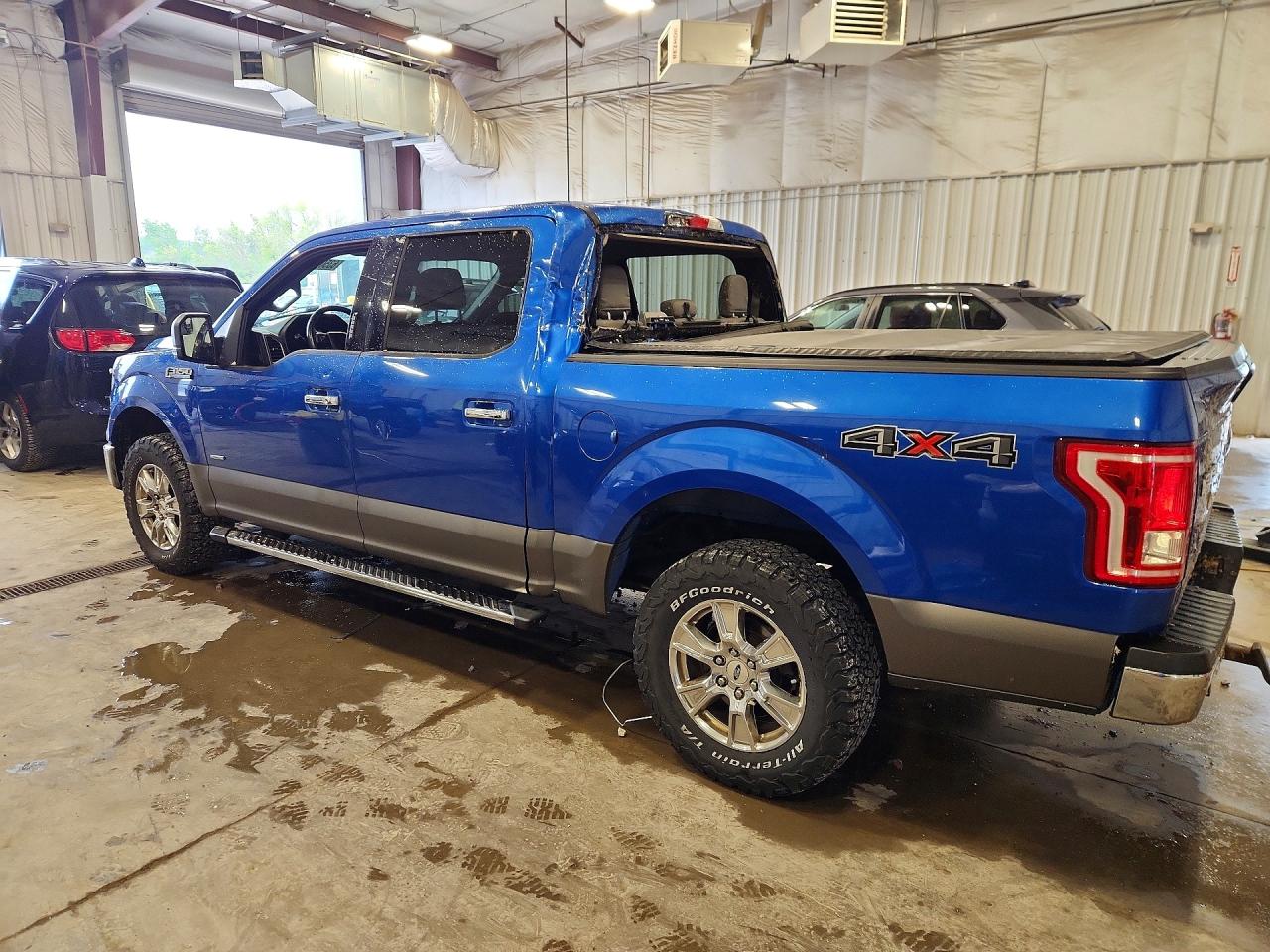 2015 Ford F150 Supercrew Blue vin: 1FTEW1EP1FFD04539