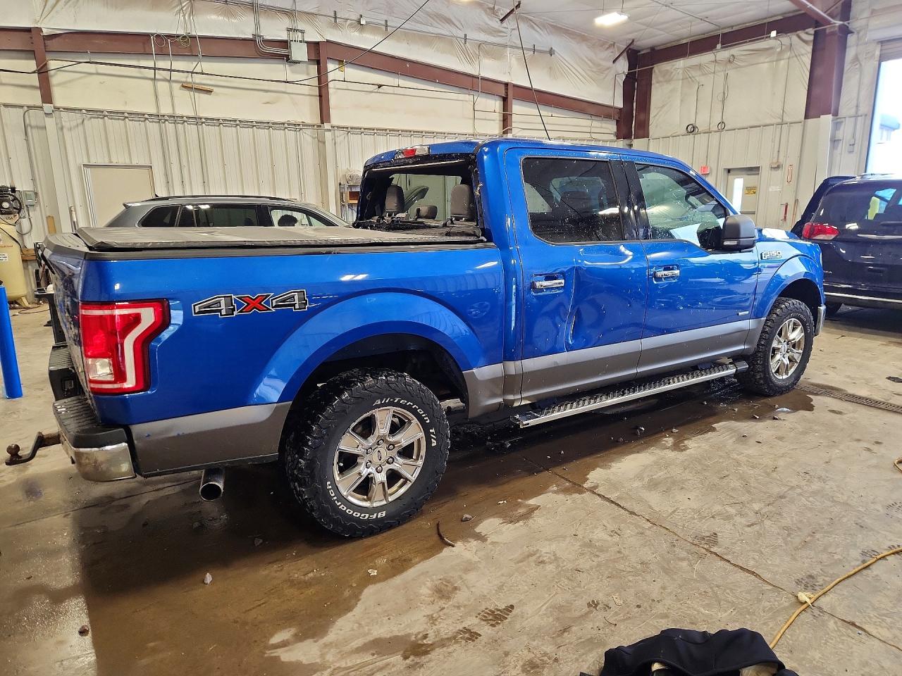 2015 Ford F150 Supercrew Blue vin: 1FTEW1EP1FFD04539