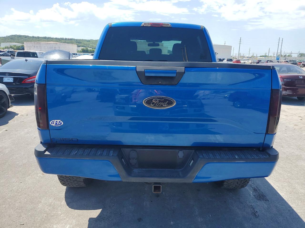 2015 Ford F150 Supercrew Blue vin: 1FTEW1EP1FKE91403