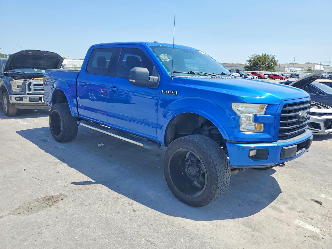2015 Ford F150 Supercrew Blue vin: 1FTEW1EP1FKE91403