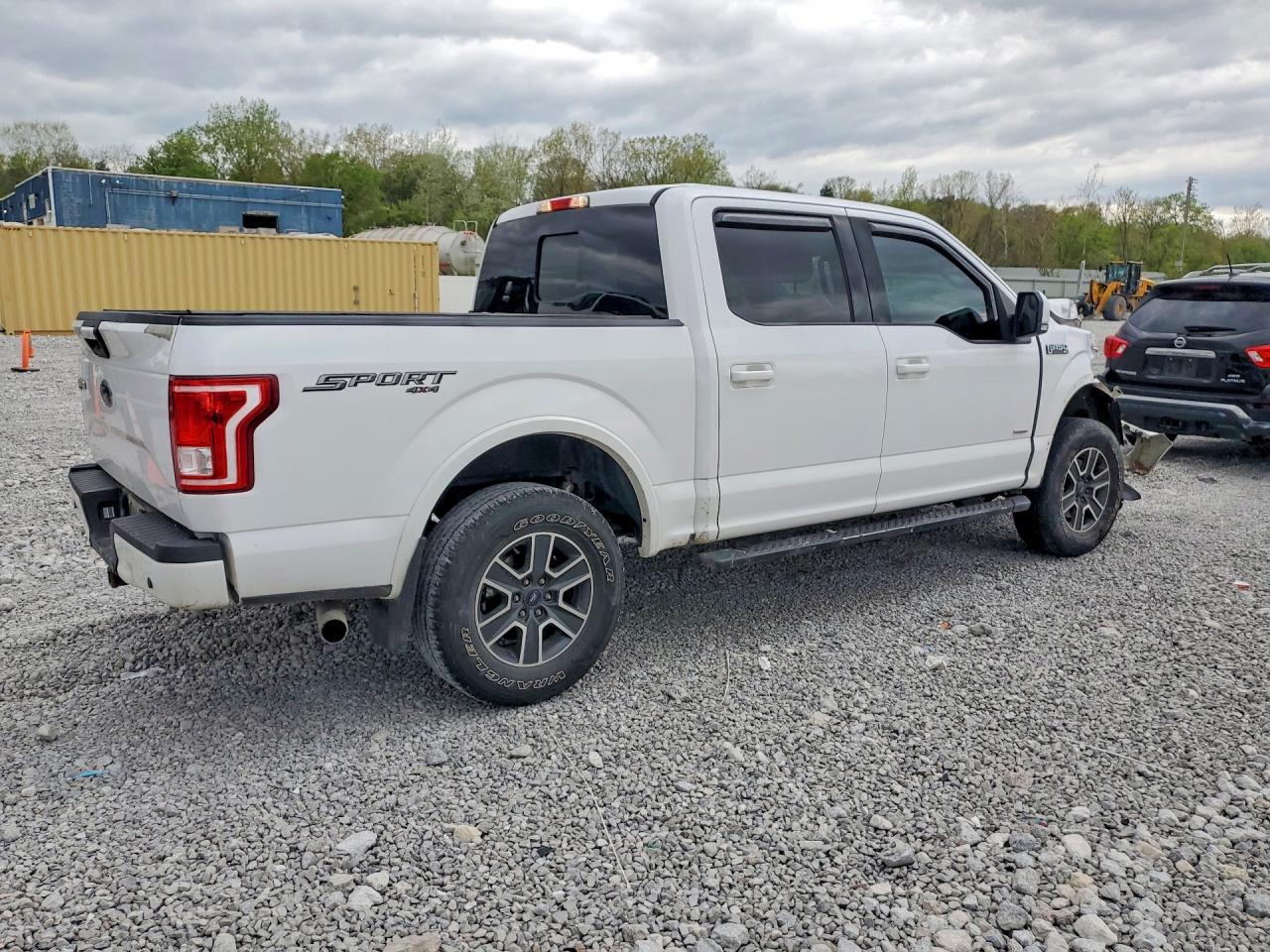 2015 Ford F150 Supercrew White vin: 1FTEW1EP1FKF00598