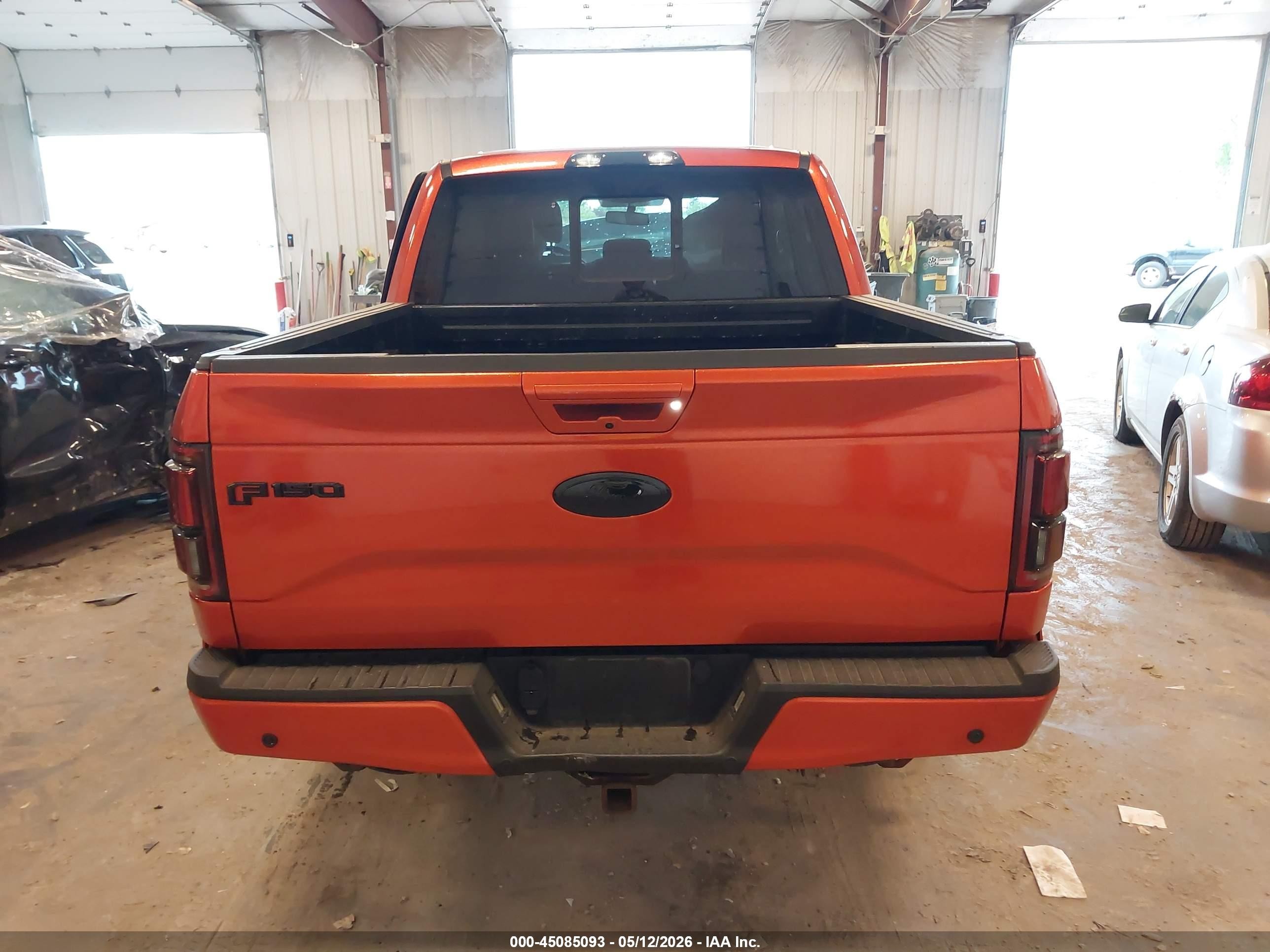 2016 Ford F-150 Lariat Orange vin: 1FTEW1EP1GFC67400