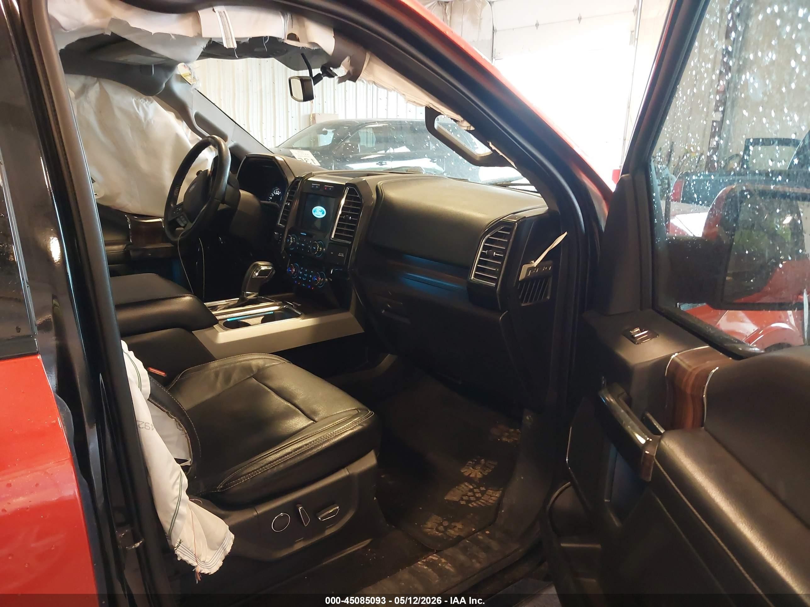 2016 Ford F-150 Lariat Orange vin: 1FTEW1EP1GFC67400