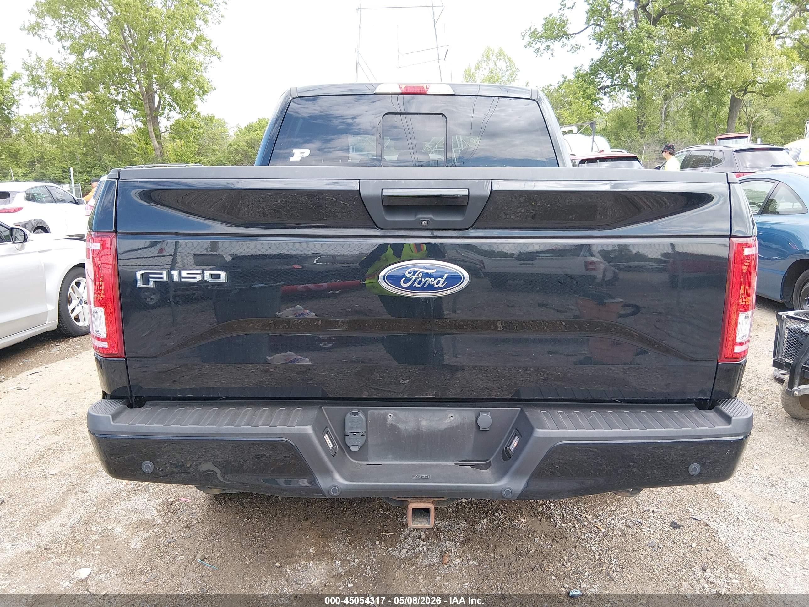 2017 Ford F-150 Xlt Black vin: 1FTEW1EP1HFC58522