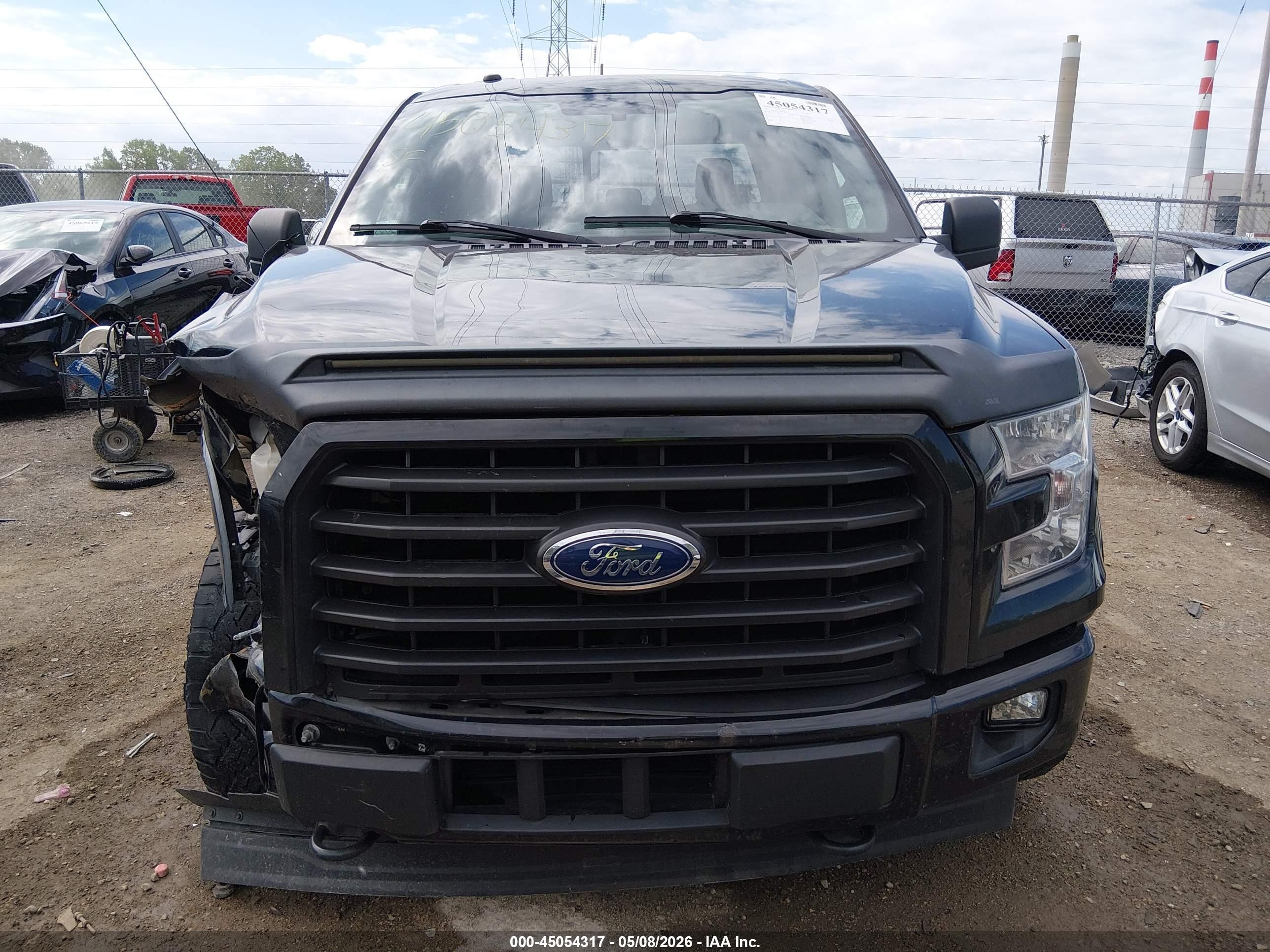 2017 Ford F-150 Xlt Black vin: 1FTEW1EP1HFC58522