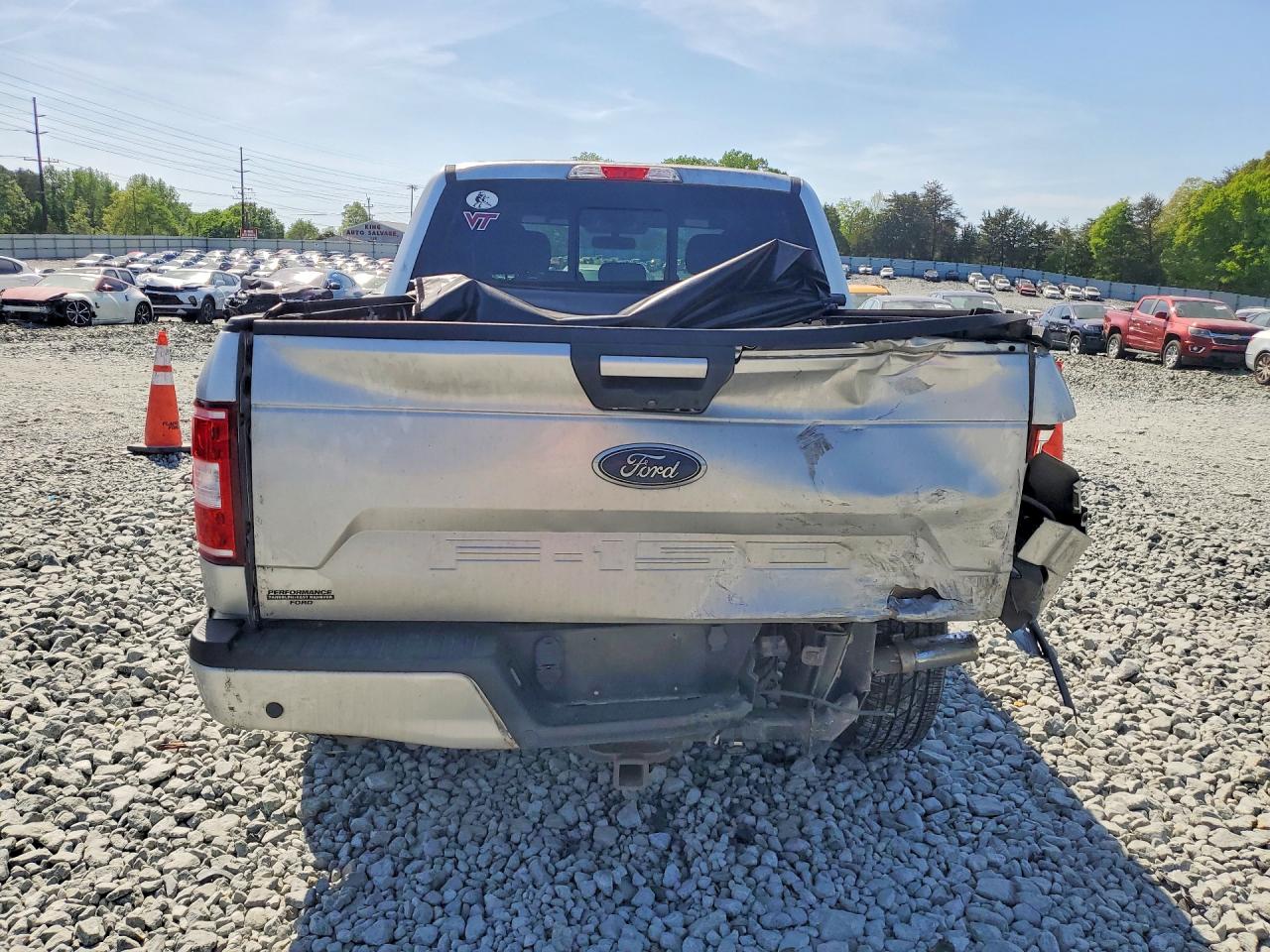 2018 Ford F150 Supercrew Silver vin: 1FTEW1EP1JFB66039