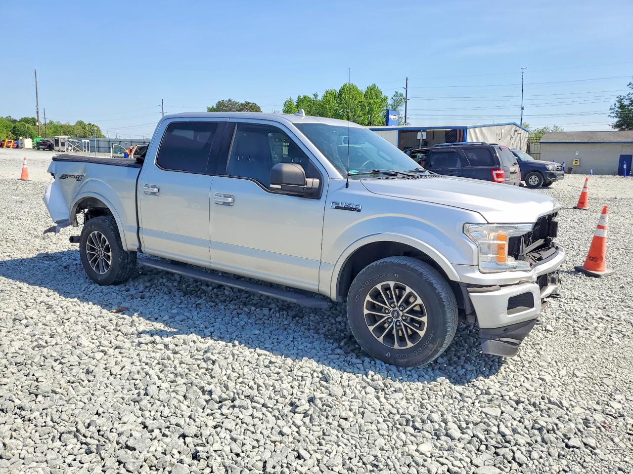 2018 Ford F150 Supercrew Silver vin: 1FTEW1EP1JFB66039