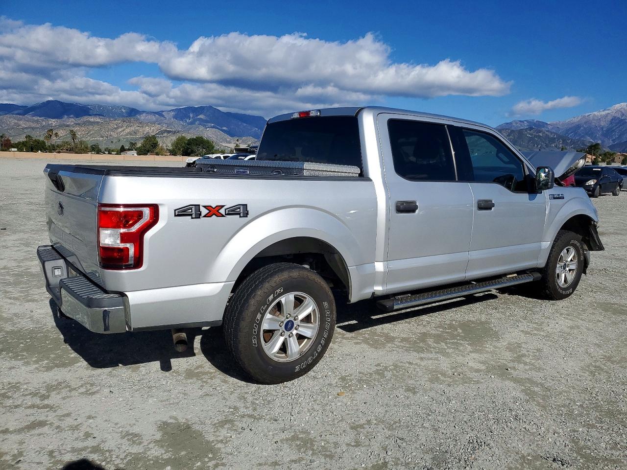 2018 Ford F150 Supercrew Silver vin: 1FTEW1EP1JFD61607