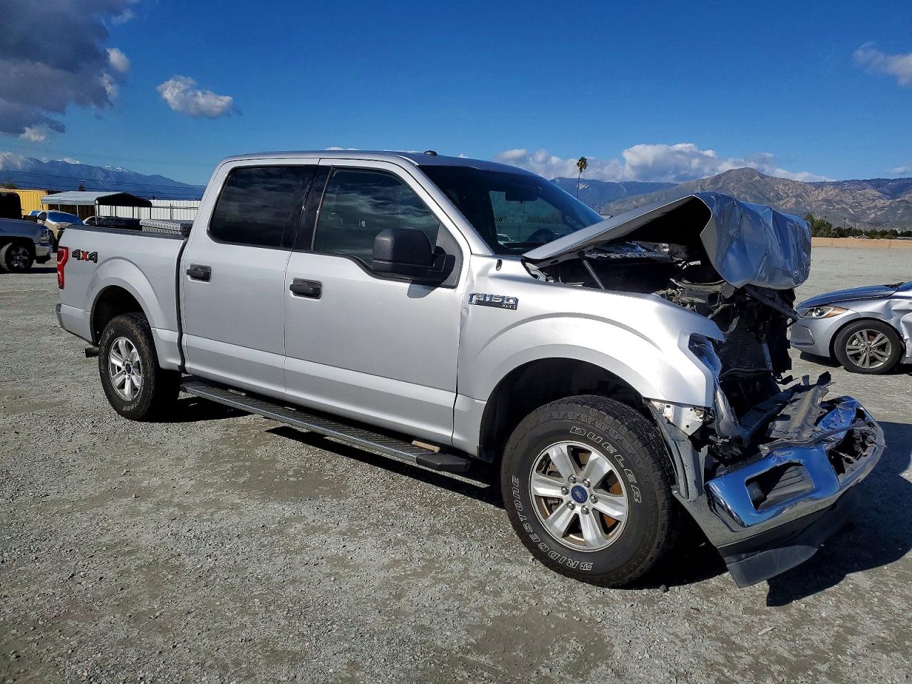 2018 Ford F150 Supercrew Silver vin: 1FTEW1EP1JFD61607