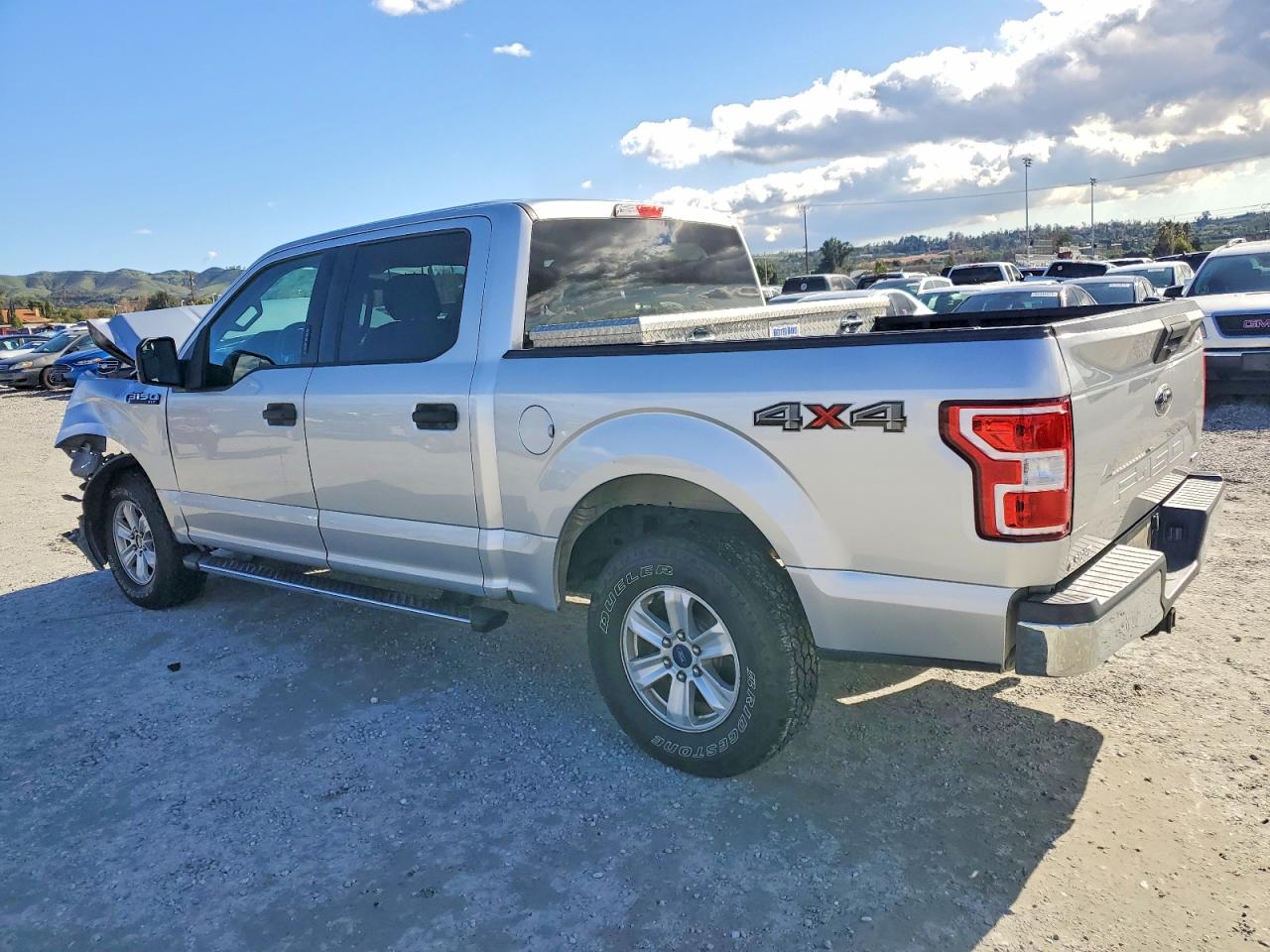 2018 Ford F150 Supercrew Silver vin: 1FTEW1EP1JFD61607