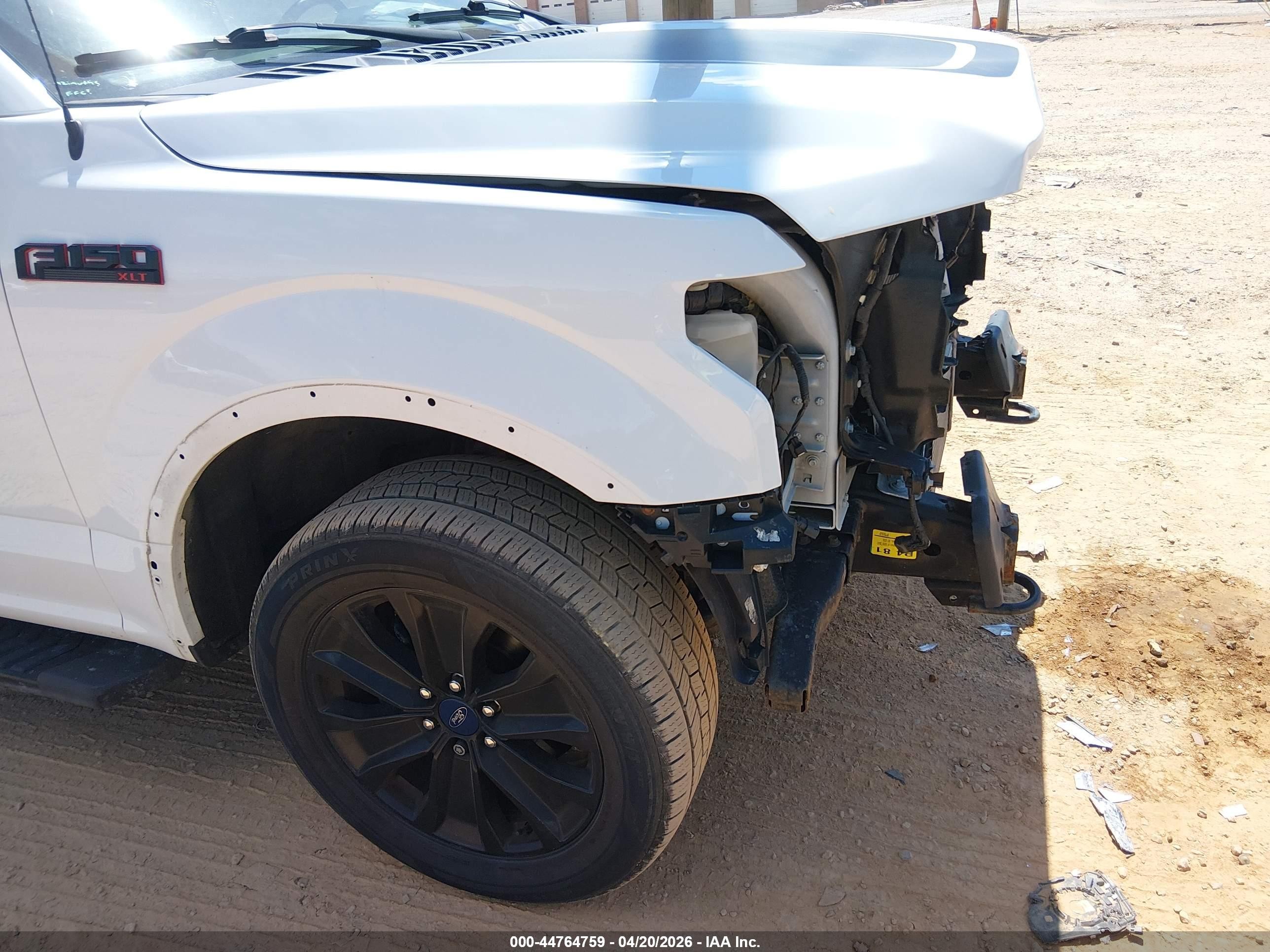 2019 Ford F-150 Xlt White vin: 1FTEW1EP1KFD52262