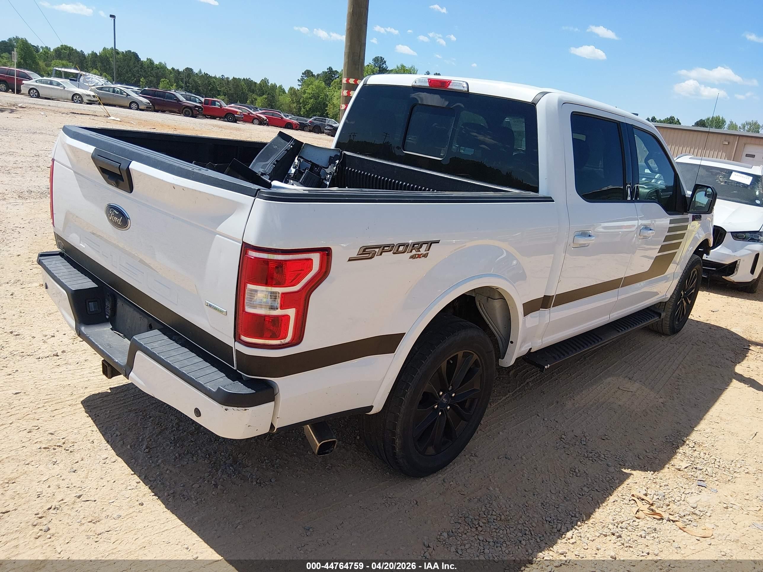 2019 Ford F-150 Xlt White vin: 1FTEW1EP1KFD52262