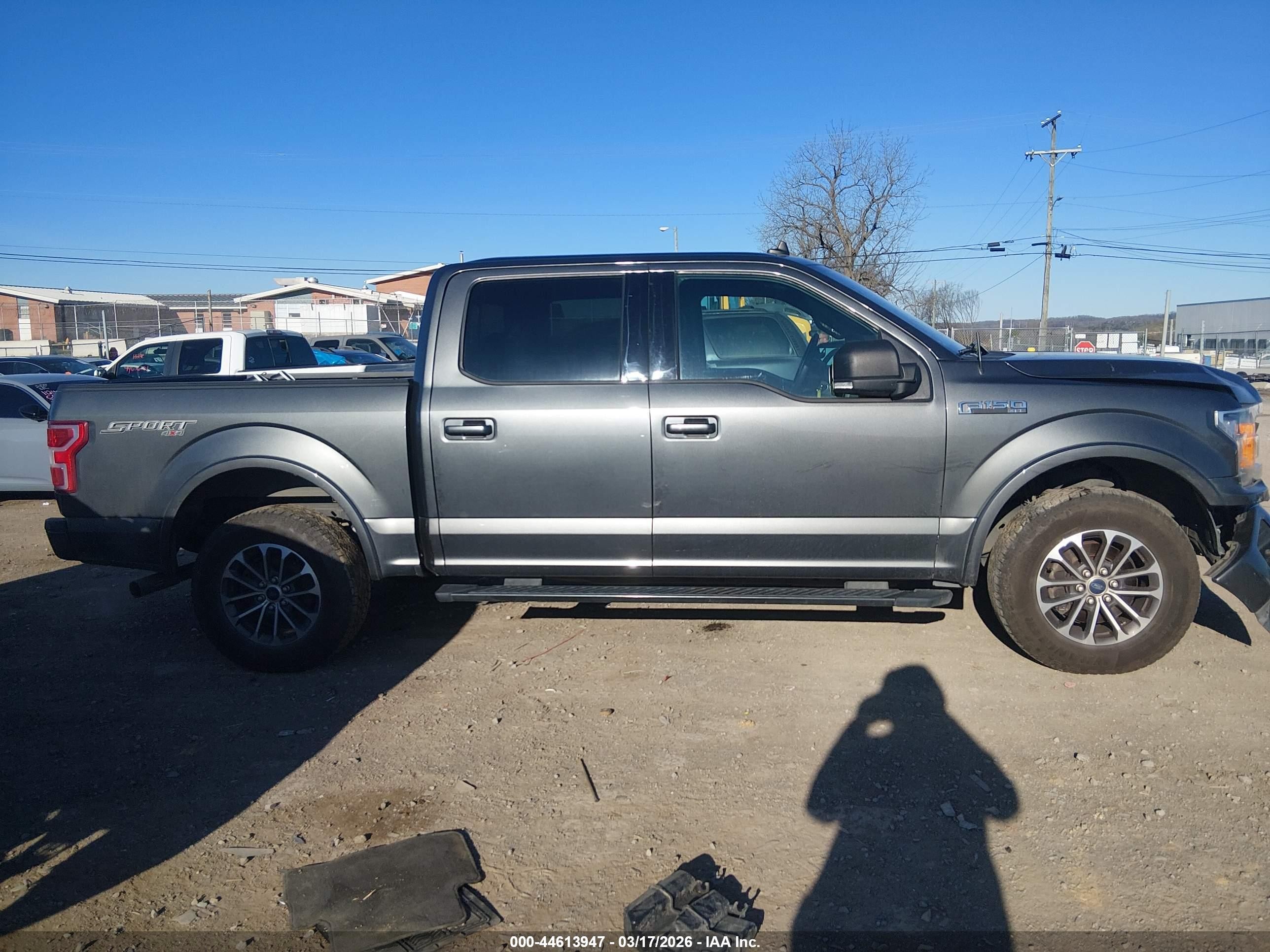 2020 Ford F-150 Lariat/xl/xlt Gray vin: 1FTEW1EP1LFC72736