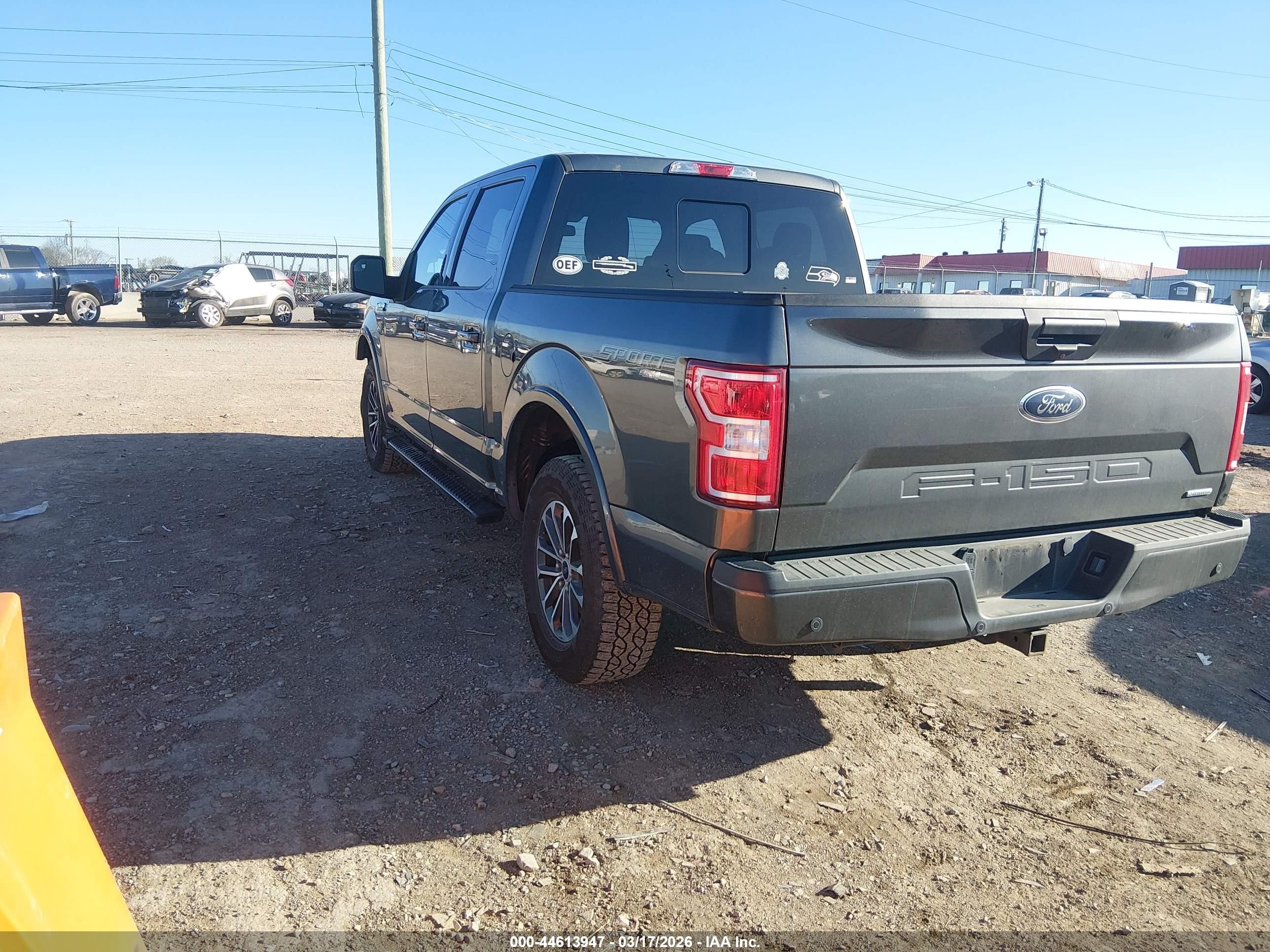 2020 Ford F-150 Lariat/xl/xlt Gray vin: 1FTEW1EP1LFC72736