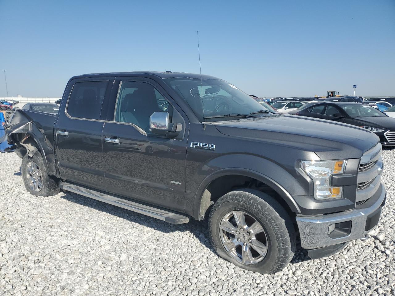 2015 Ford F150 Supercrew Gray vin: 1FTEW1EP2FFA20658
