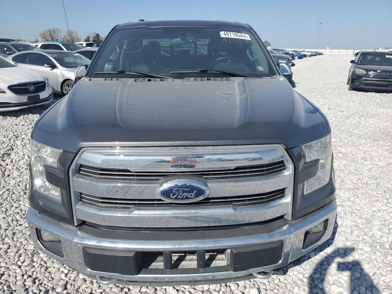 2015 Ford F150 Supercrew Gray vin: 1FTEW1EP2FFA20658