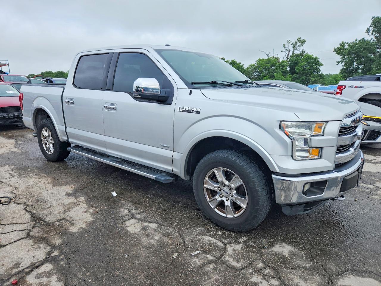 2015 Ford F150 Supercrew Серебряный vin: 1FTEW1EP2FKD57600