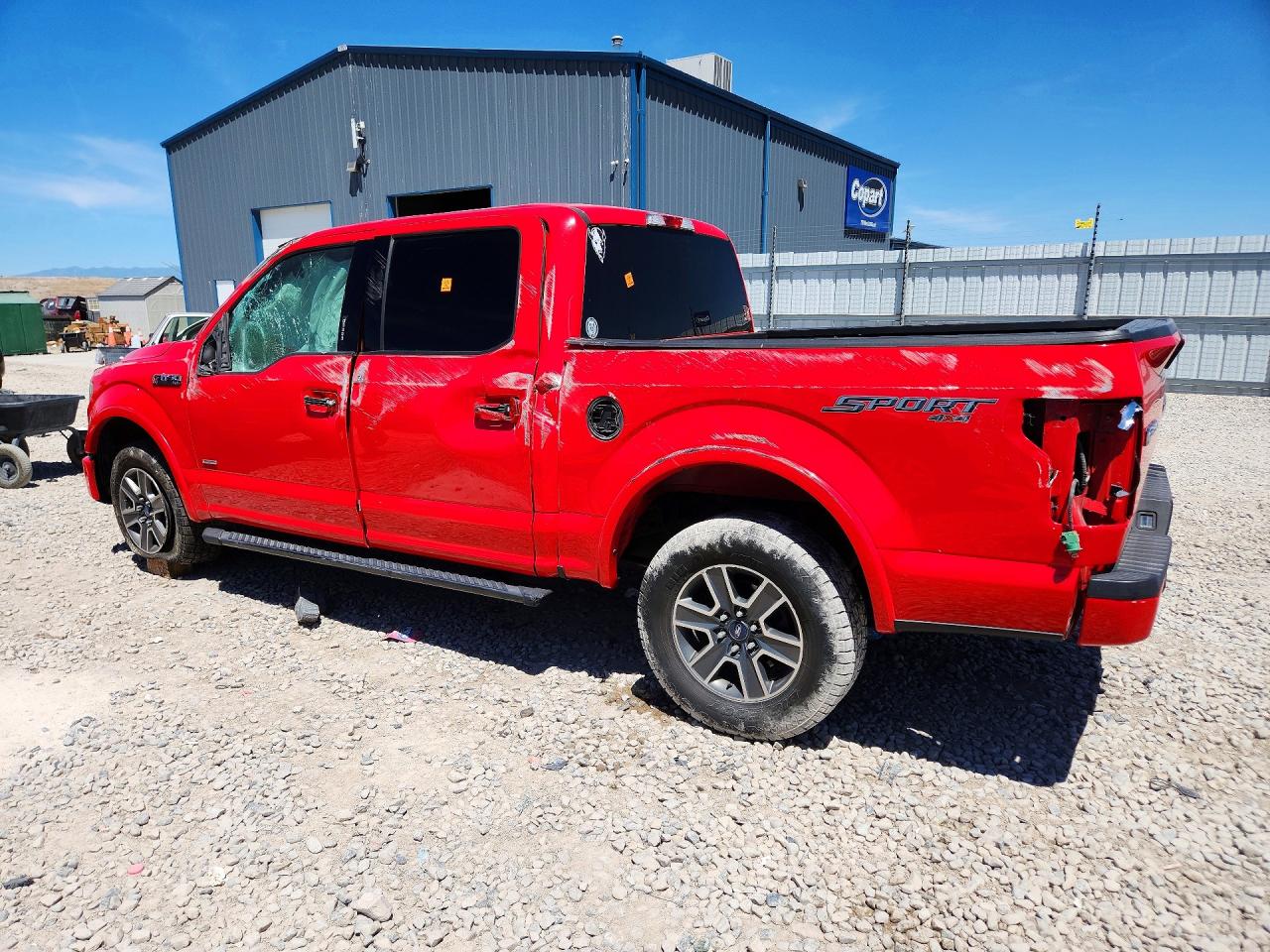 2015 Ford F150 Supercrew Red vin: 1FTEW1EP2FKD58178