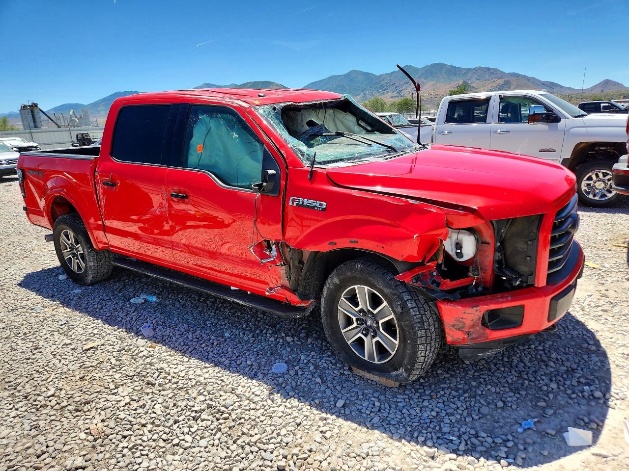 2015 Ford F150 Supercrew Red vin: 1FTEW1EP2FKD58178