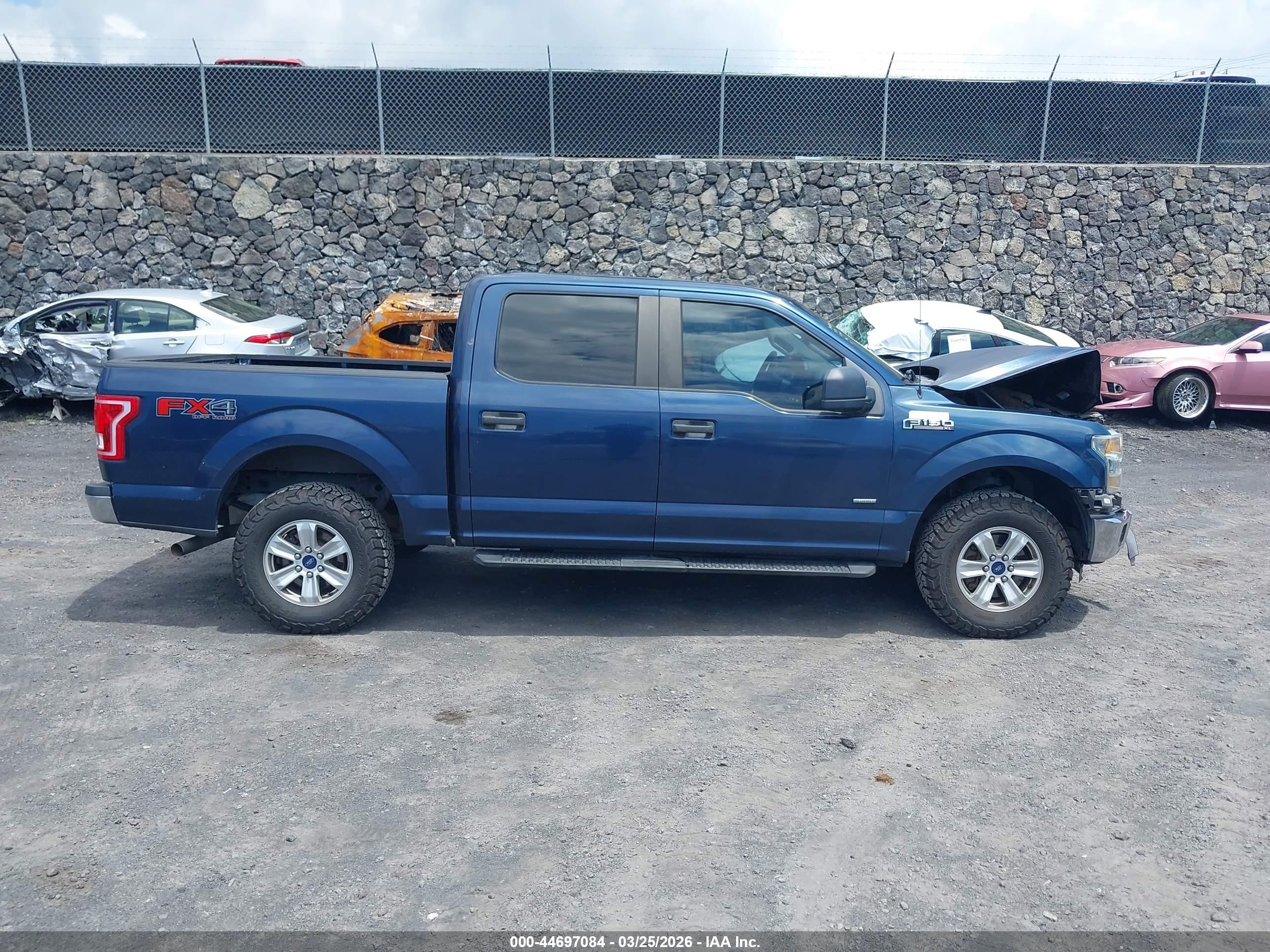 2015 Ford F-150 Xl Blue vin: 1FTEW1EP2FKD98129