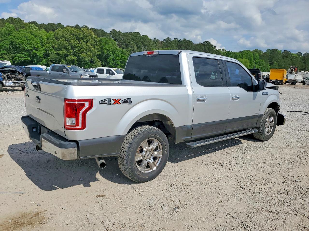 2015 Ford F150 Silver vin: 1FTEW1EP2FKE07721