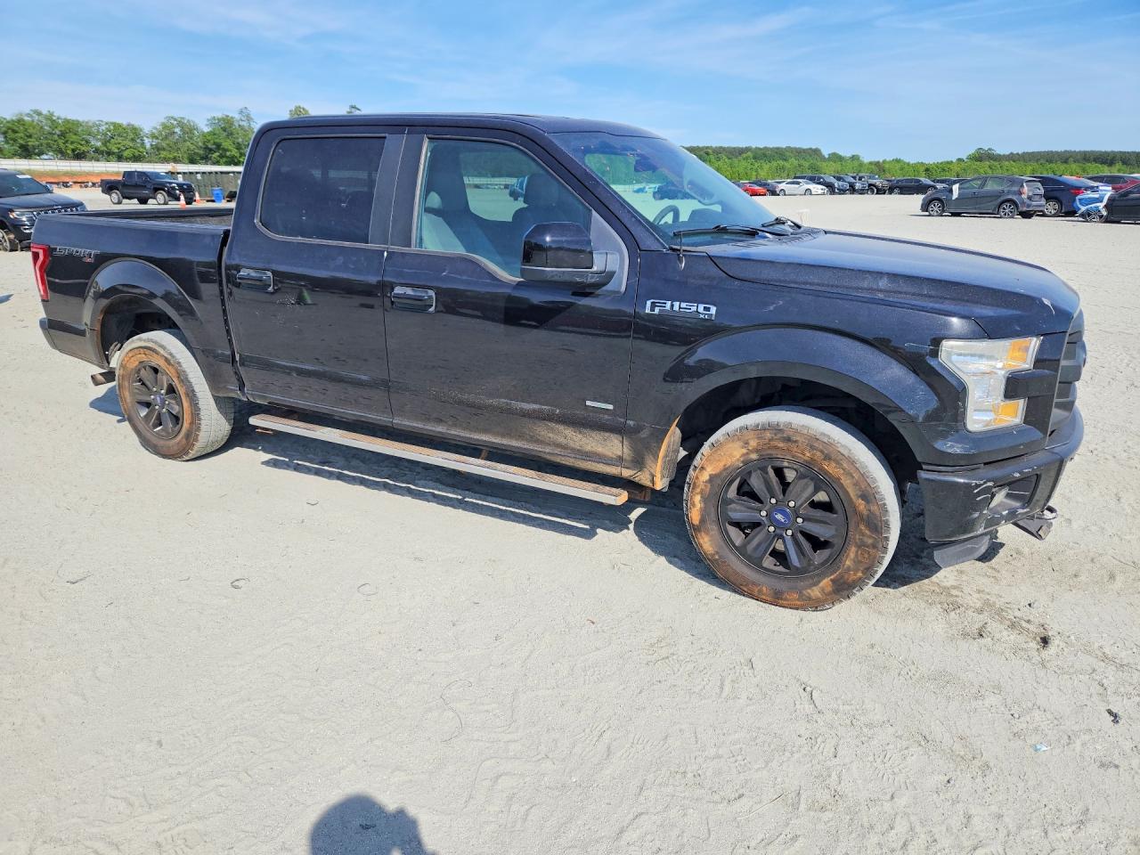 2015 Ford F150 Supercrew Black vin: 1FTEW1EP2FKE40136