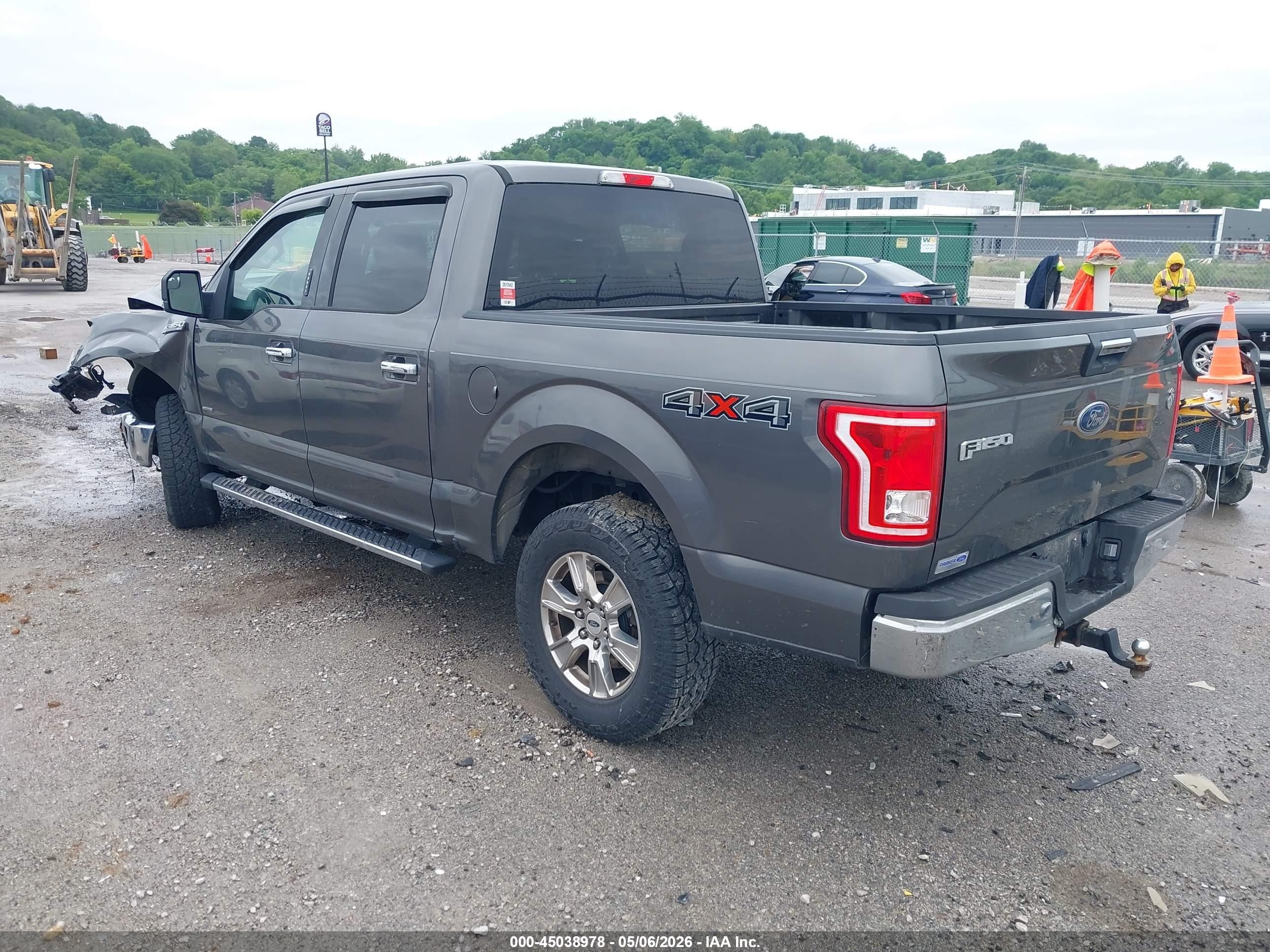 2015 Ford F-150 Xlt Gray vin: 1FTEW1EP2FKE68373