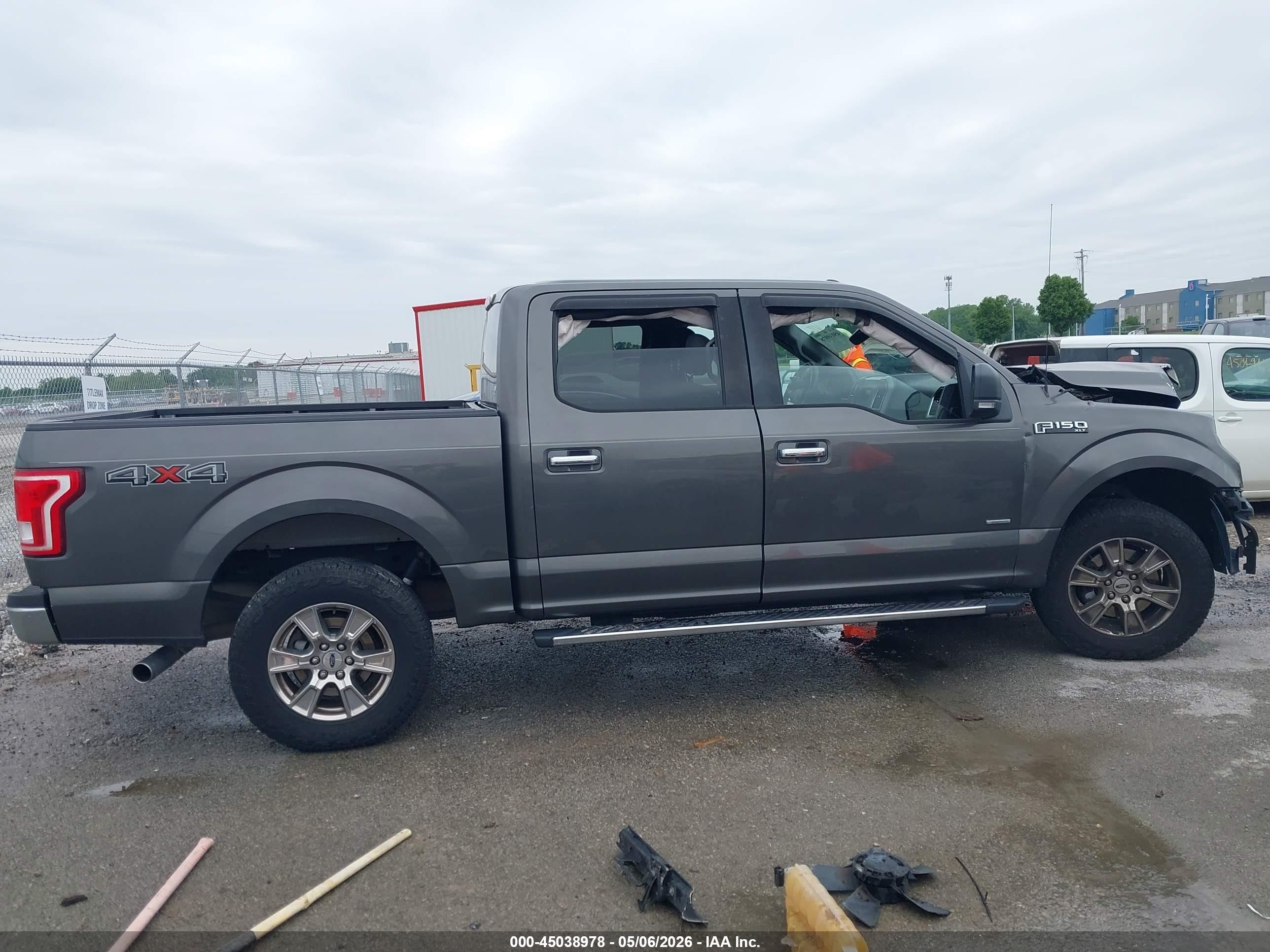 2015 Ford F-150 Xlt Gray vin: 1FTEW1EP2FKE68373