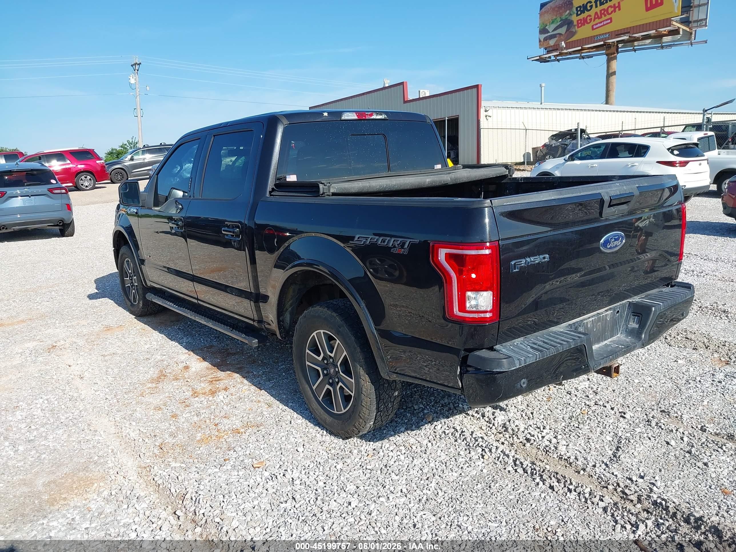 2015 Ford F-150 Xlt Black vin: 1FTEW1EP2FKF13554