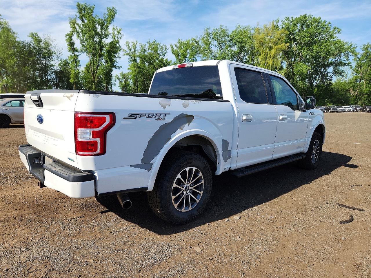 2018 Ford F150 Supercrew White vin: 1FTEW1EP2JFD78609