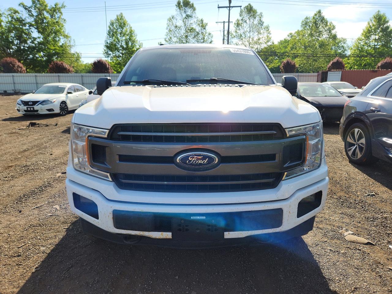 2018 Ford F150 Supercrew White vin: 1FTEW1EP2JFD78609
