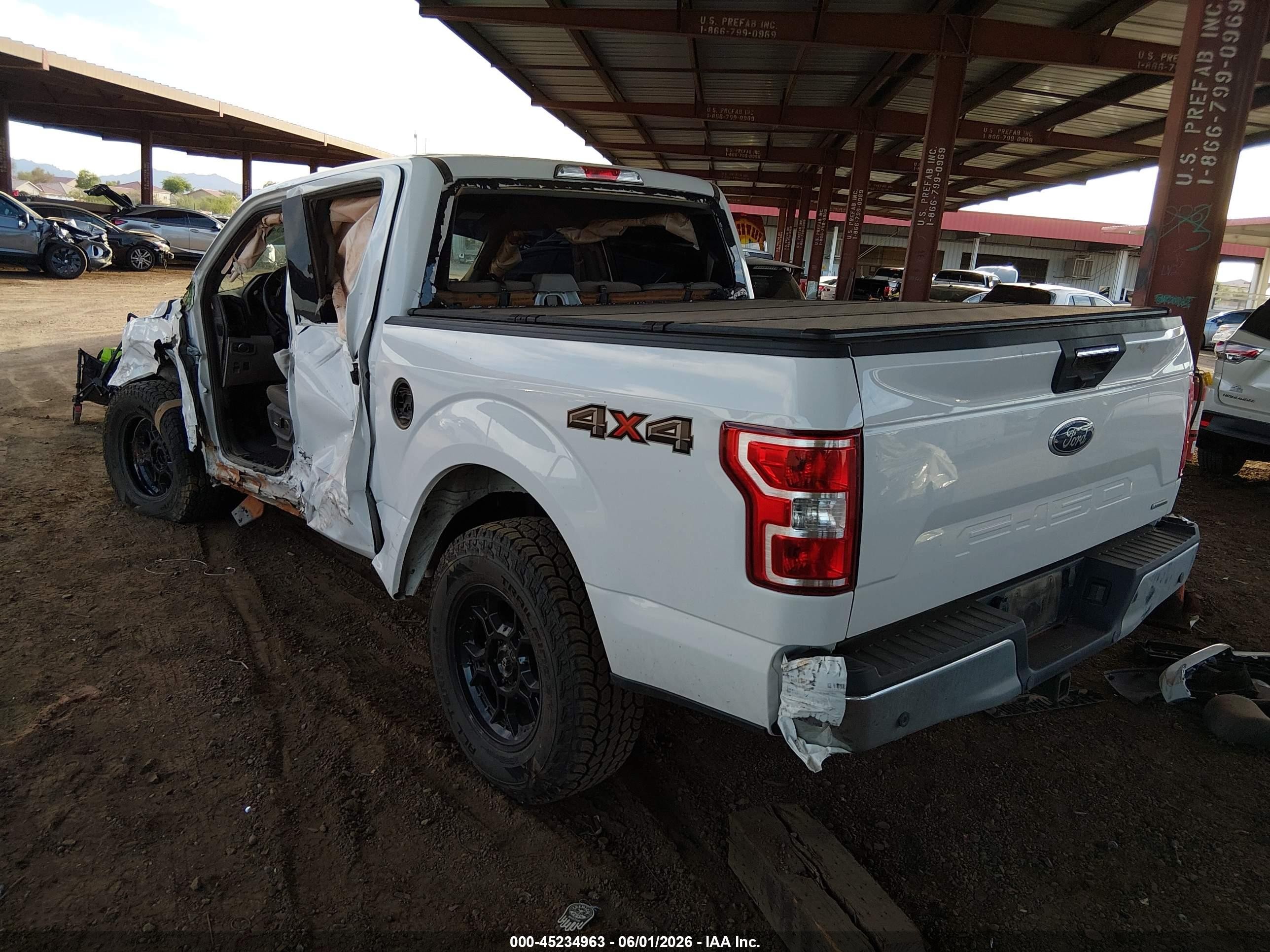 2018 Ford F-150 Xlt White vin: 1FTEW1EP2JKF57613