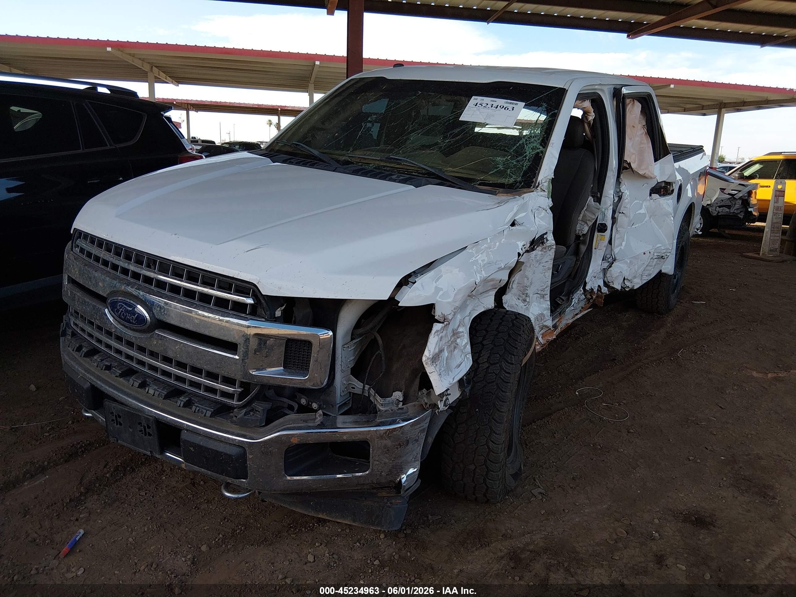 2018 Ford F-150 Xlt White vin: 1FTEW1EP2JKF57613