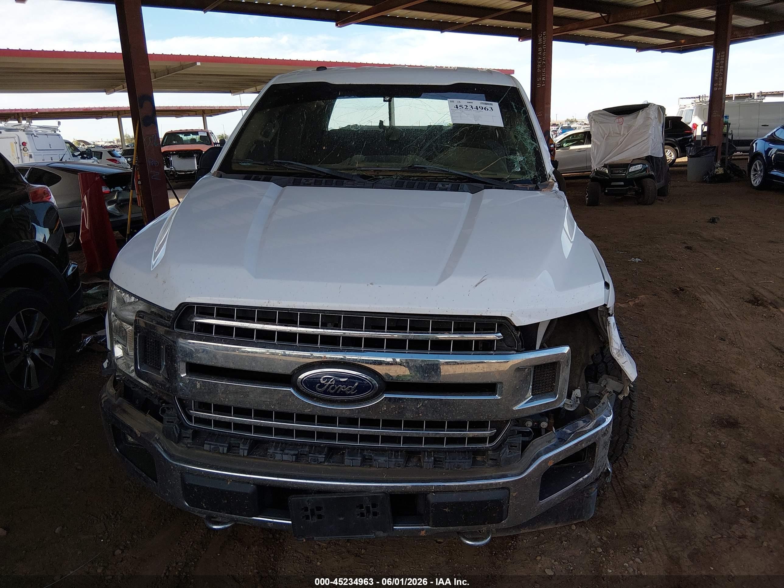 2018 Ford F-150 Xlt White vin: 1FTEW1EP2JKF57613
