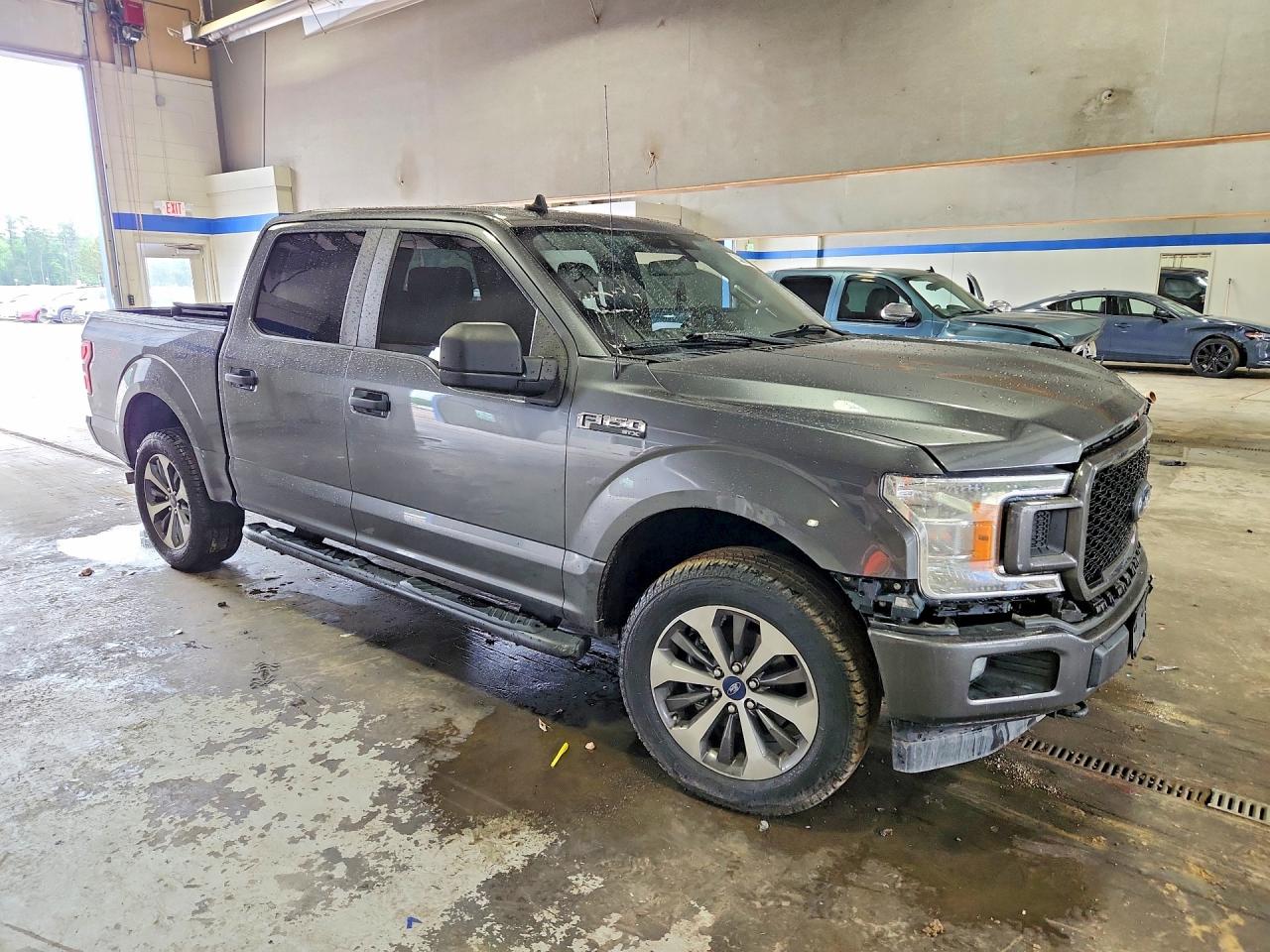 2020 Ford F150 Supercrew Gray vin: 1FTEW1EP2LFC79677