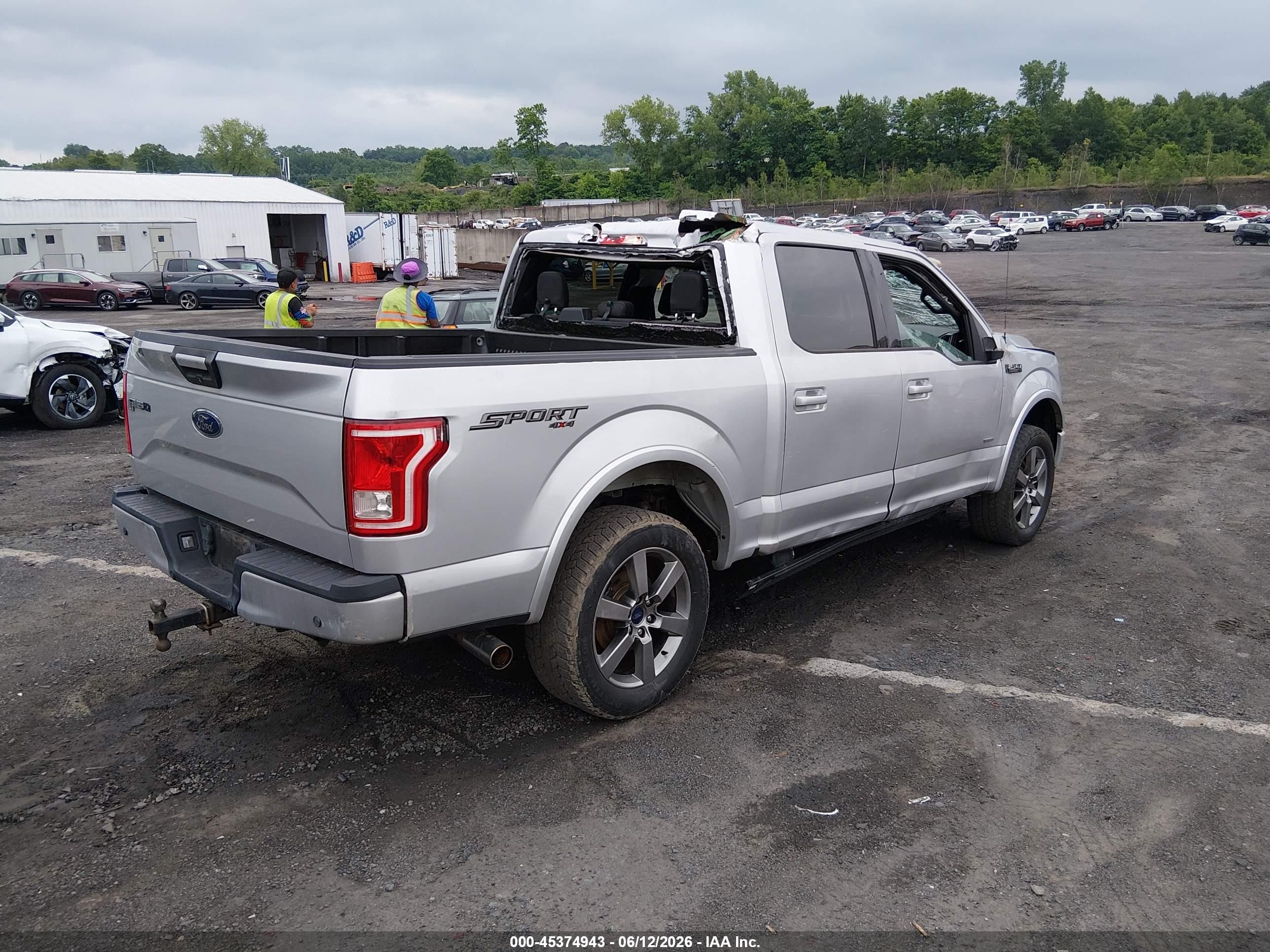 2015 Ford F-150 Xlt Silver vin: 1FTEW1EP3FFA13573