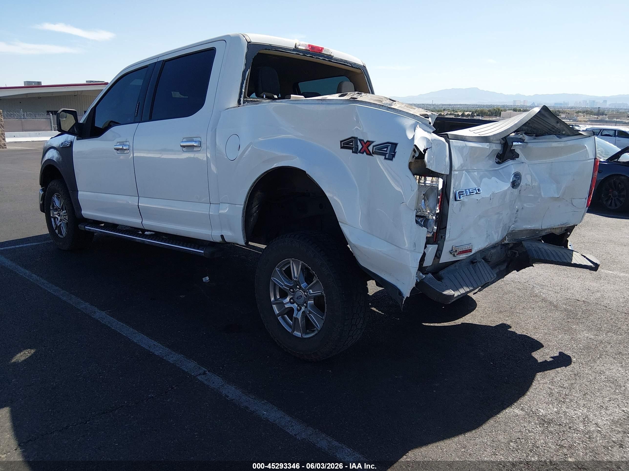 2015 Ford F-150 Xlt White vin: 1FTEW1EP3FFA24167